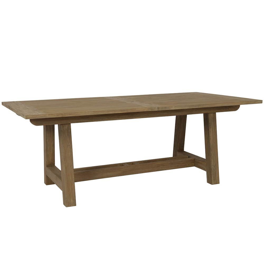 Coastal Teak 79-118" x 39" Rectangular Dining Table