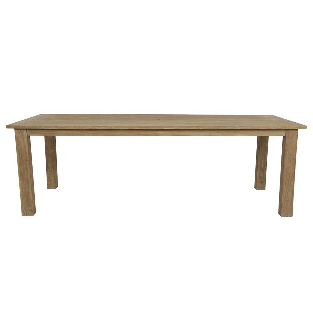 Coastal Teak 91" x 39" Rectangular Dining Table