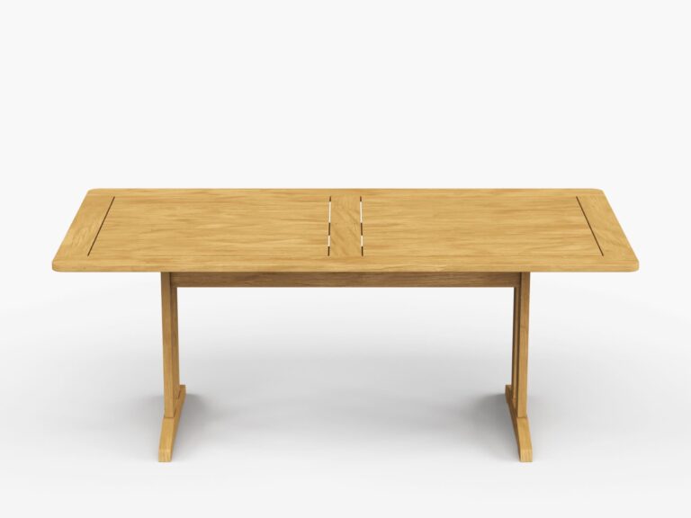 Foundations 39" x 74" Rectangular Teak Dining Table