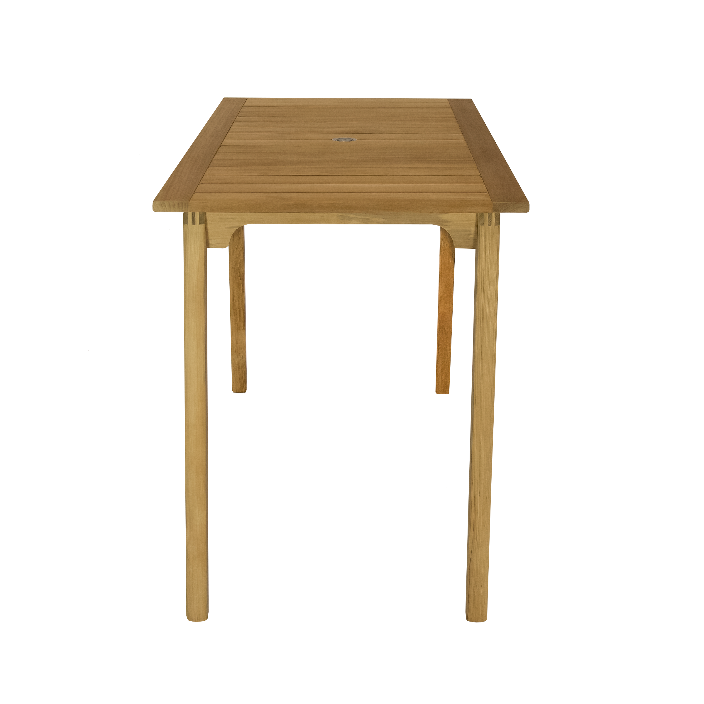 Admiral 32" x 65" Rectangular Bar Table with Umbrella Hole