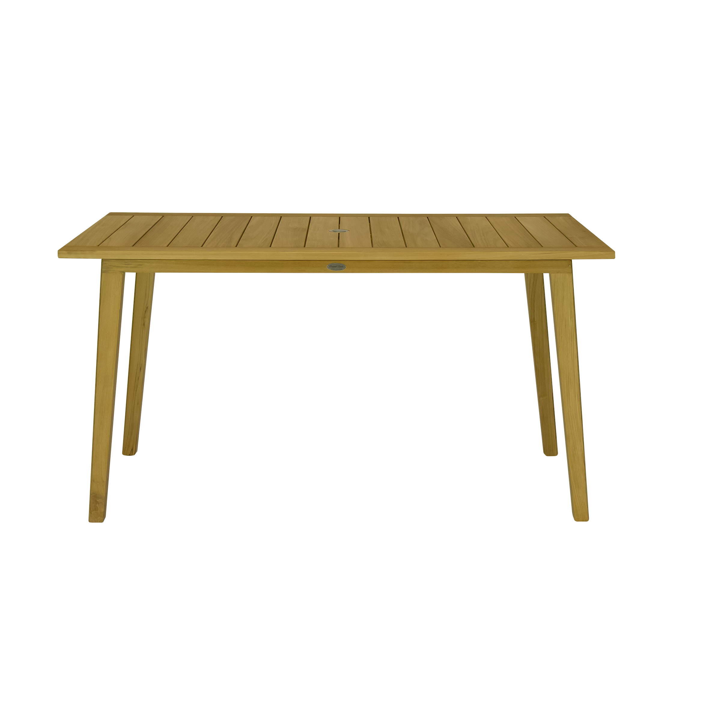 Admiral 32" x 65" Rectangular Counter Table with Umbrella Hole