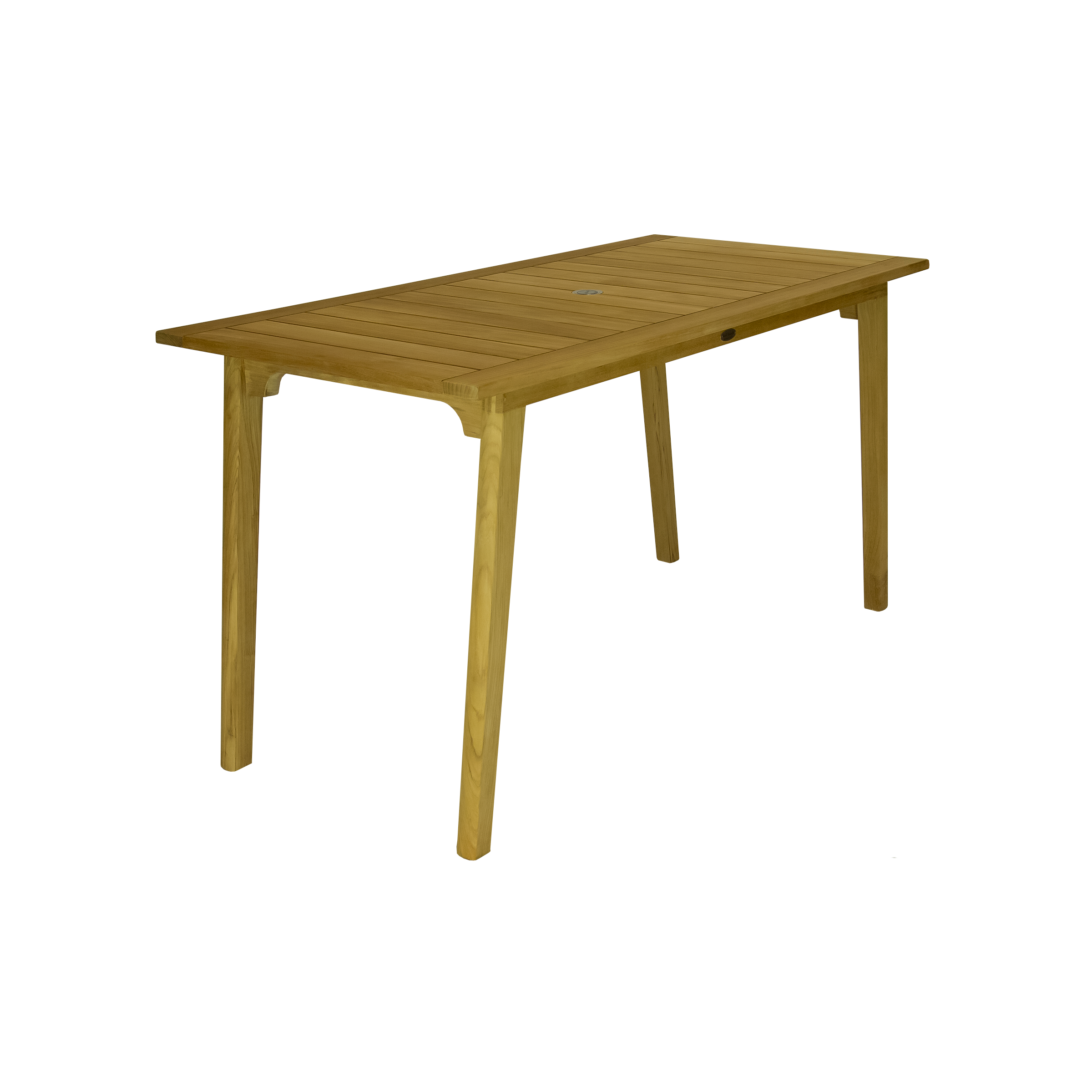 Admiral 32" x 65" Rectangular Counter Table with Umbrella Hole