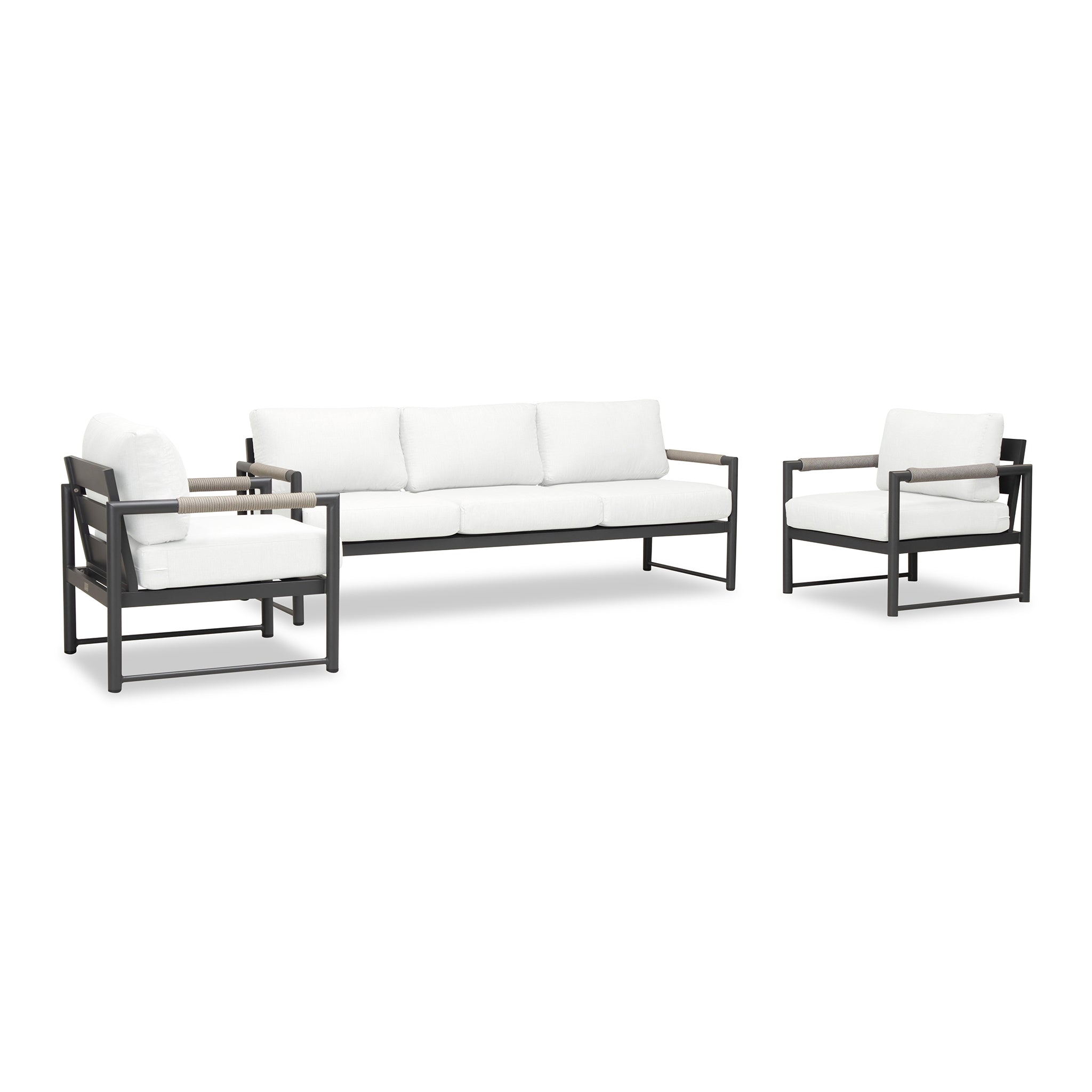 variant:Two Club Chairs / Slate/Pebble Gray / Canvas Natural