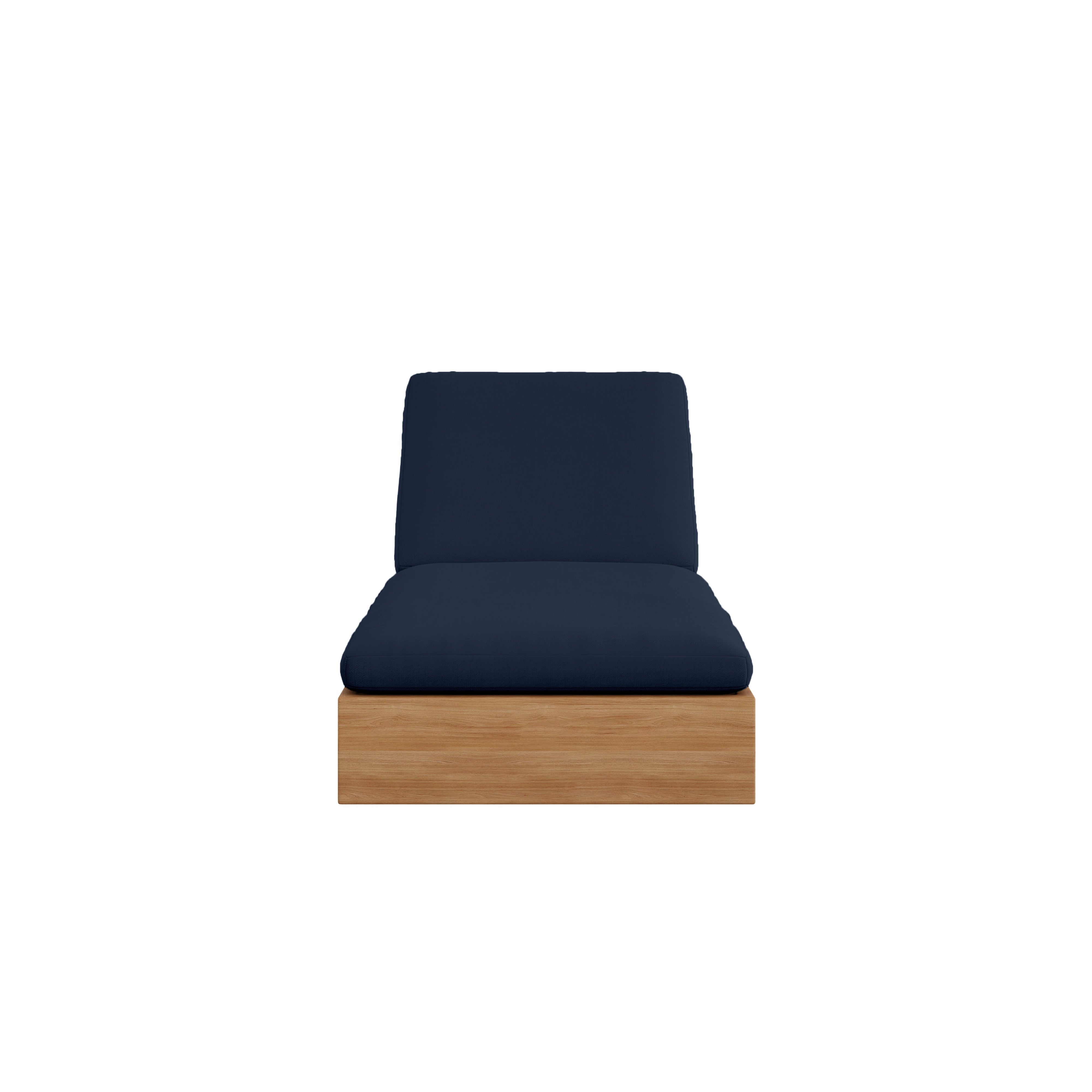 Beja Chaise Lounge#Finish_Natural Sanded#Fabric_Spectrum Indigo