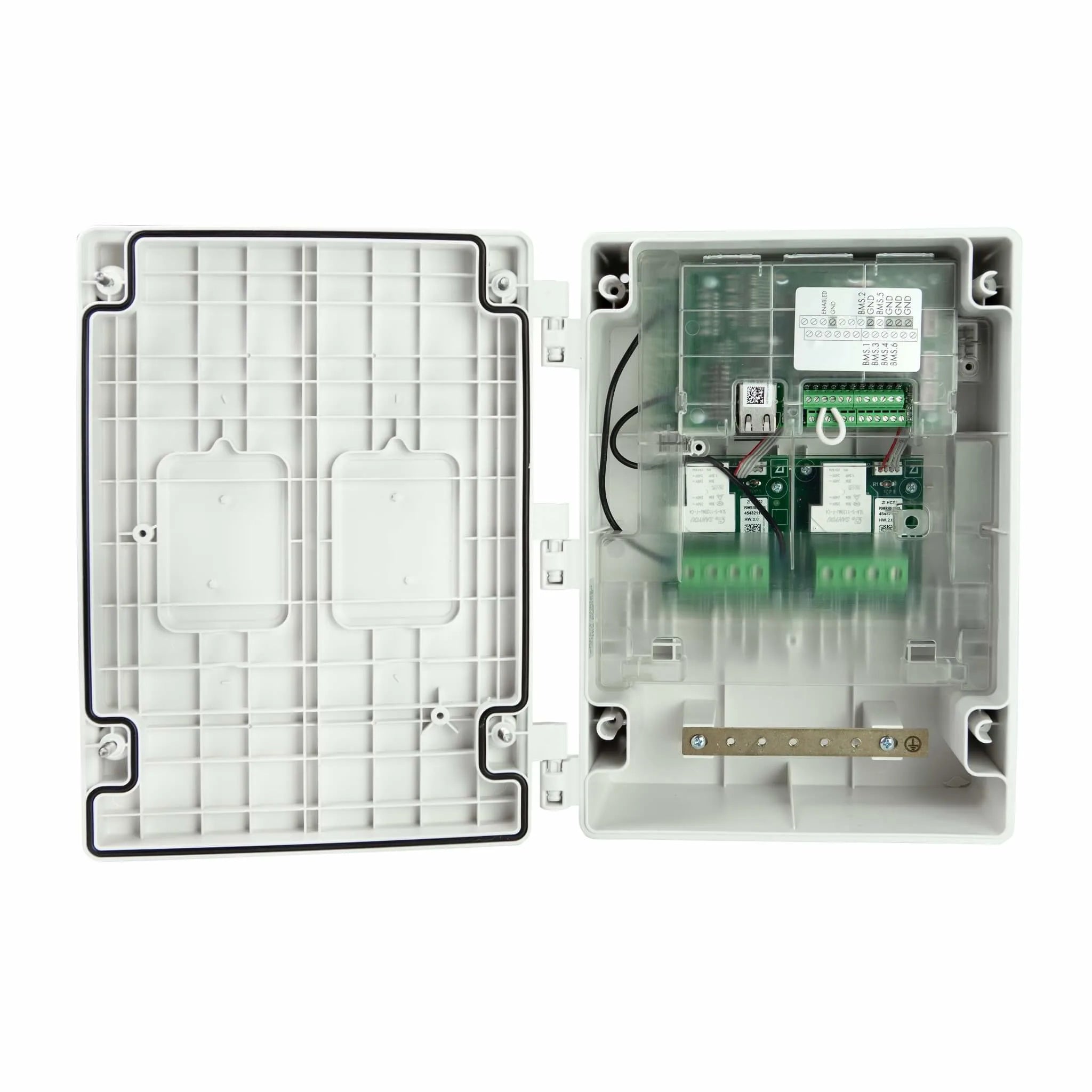 Bromic Heating Smart-Heat control box with optional add-on components installed, highlighting the modular design for custom heating configurations.