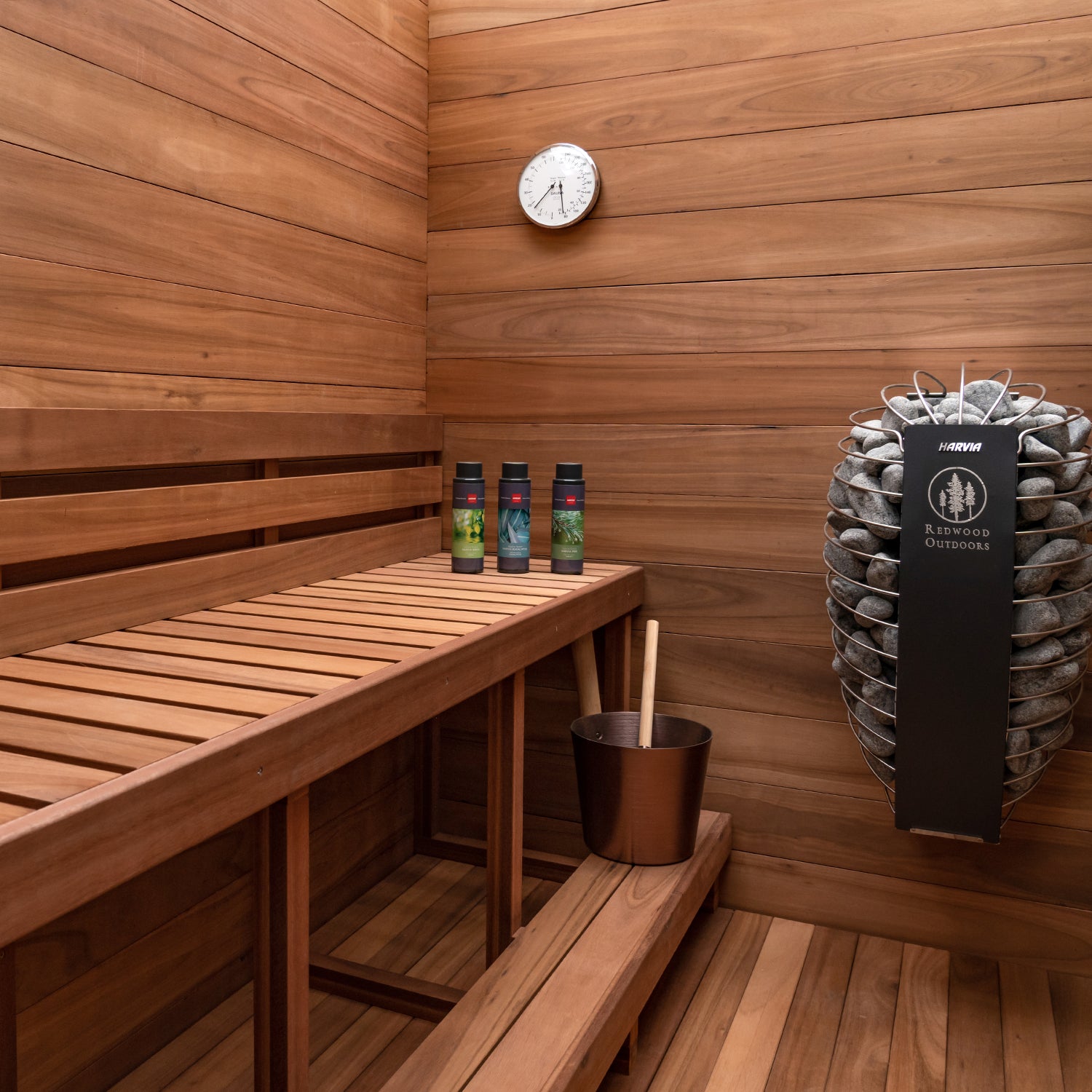 Oasis 3-Person Outdoor Sauna