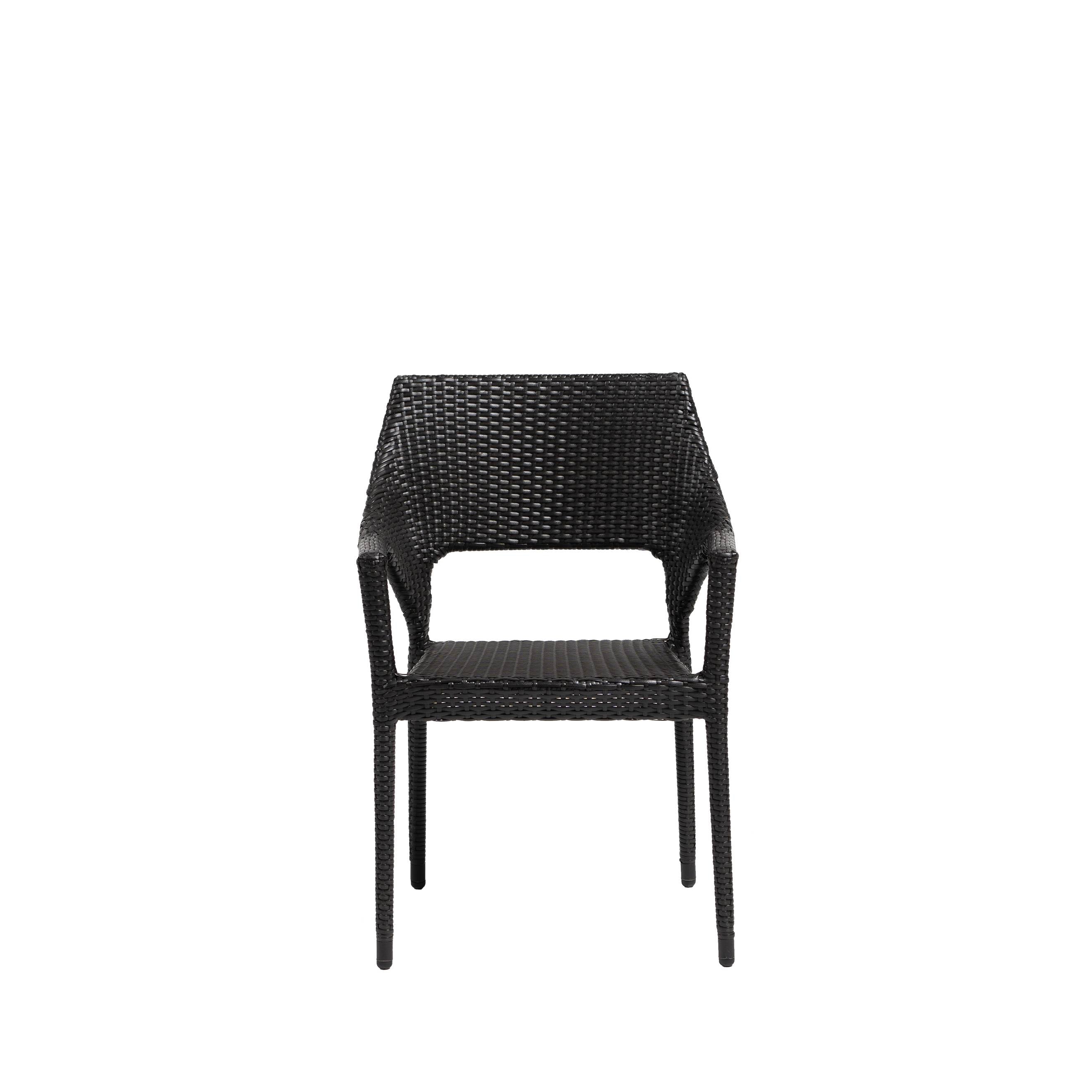 New Miami Lakes Wicker Stackable Dining Arm Chair