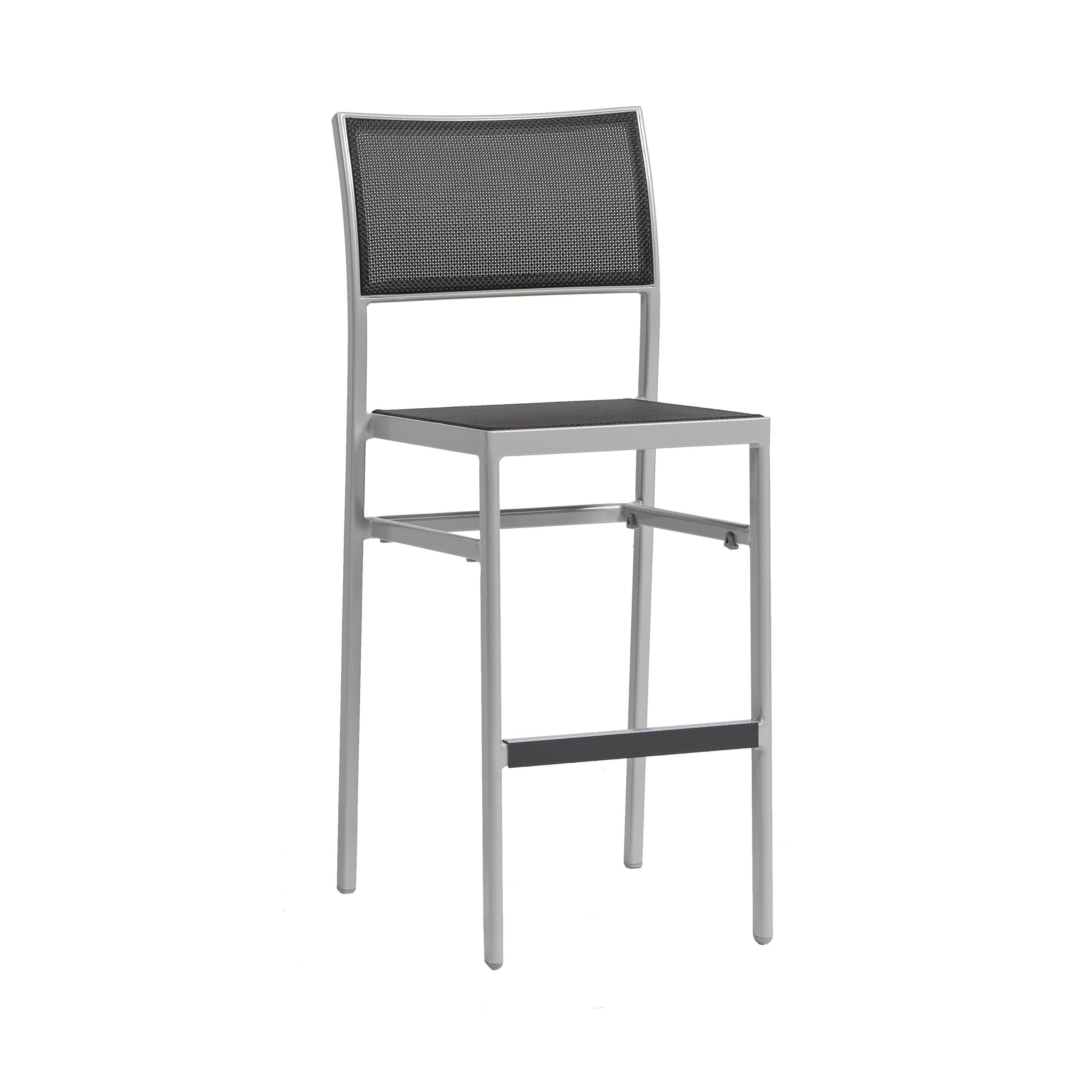 New Roma Sling Stackable Armless Bar Stool