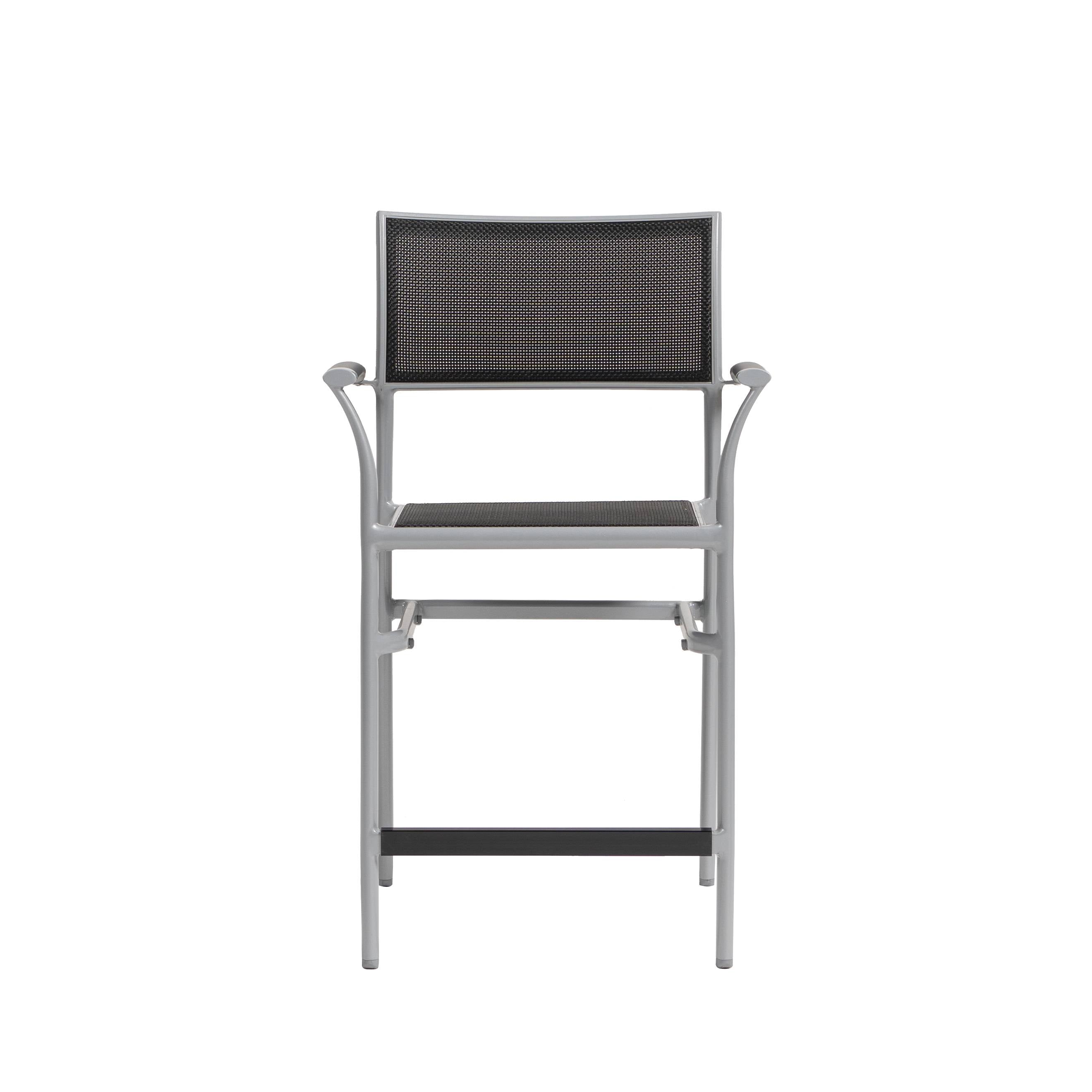 New Roma Stackable Sling Bar Stool w/ Arms