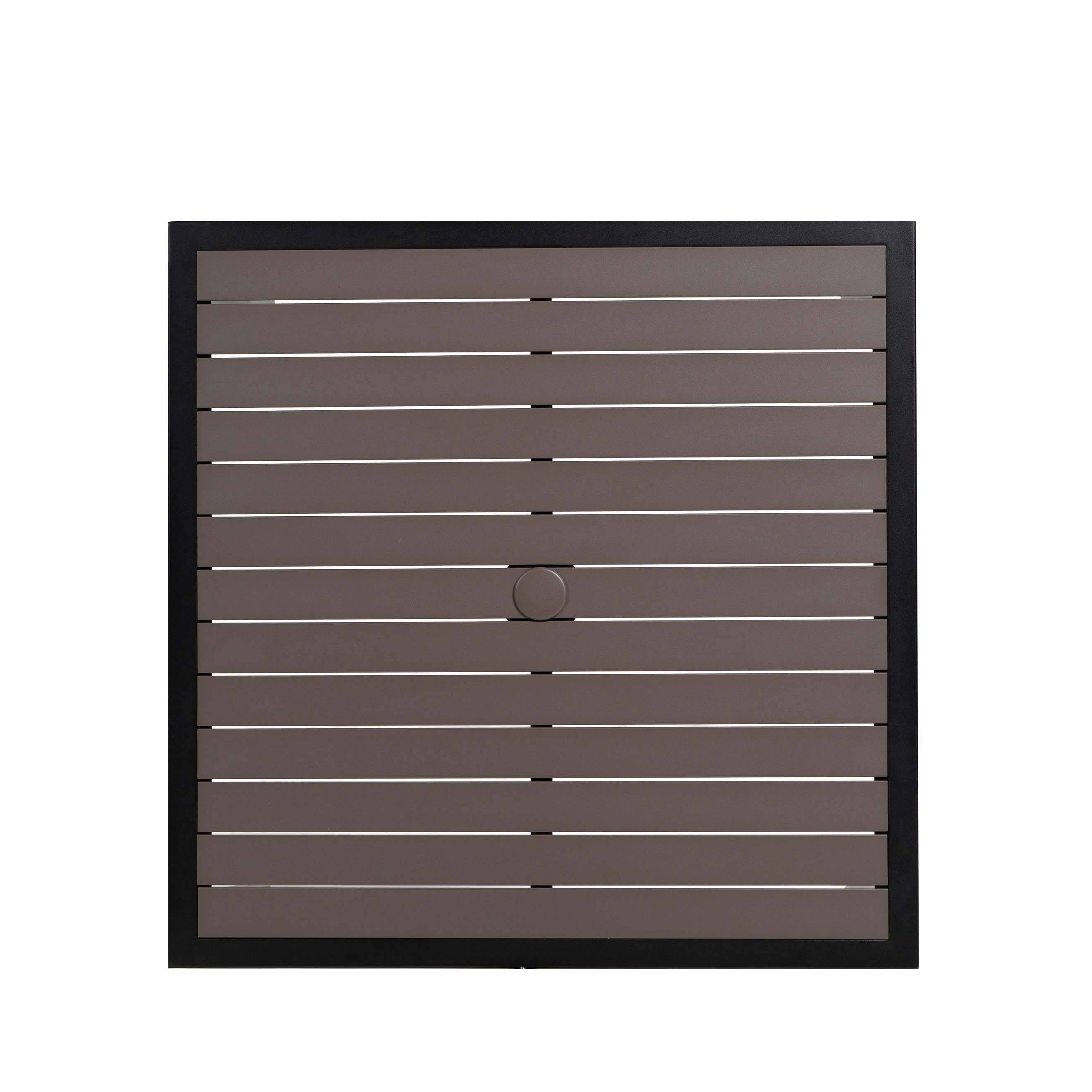 Copacabana 40" Square Dining Table with Umbrella Hole