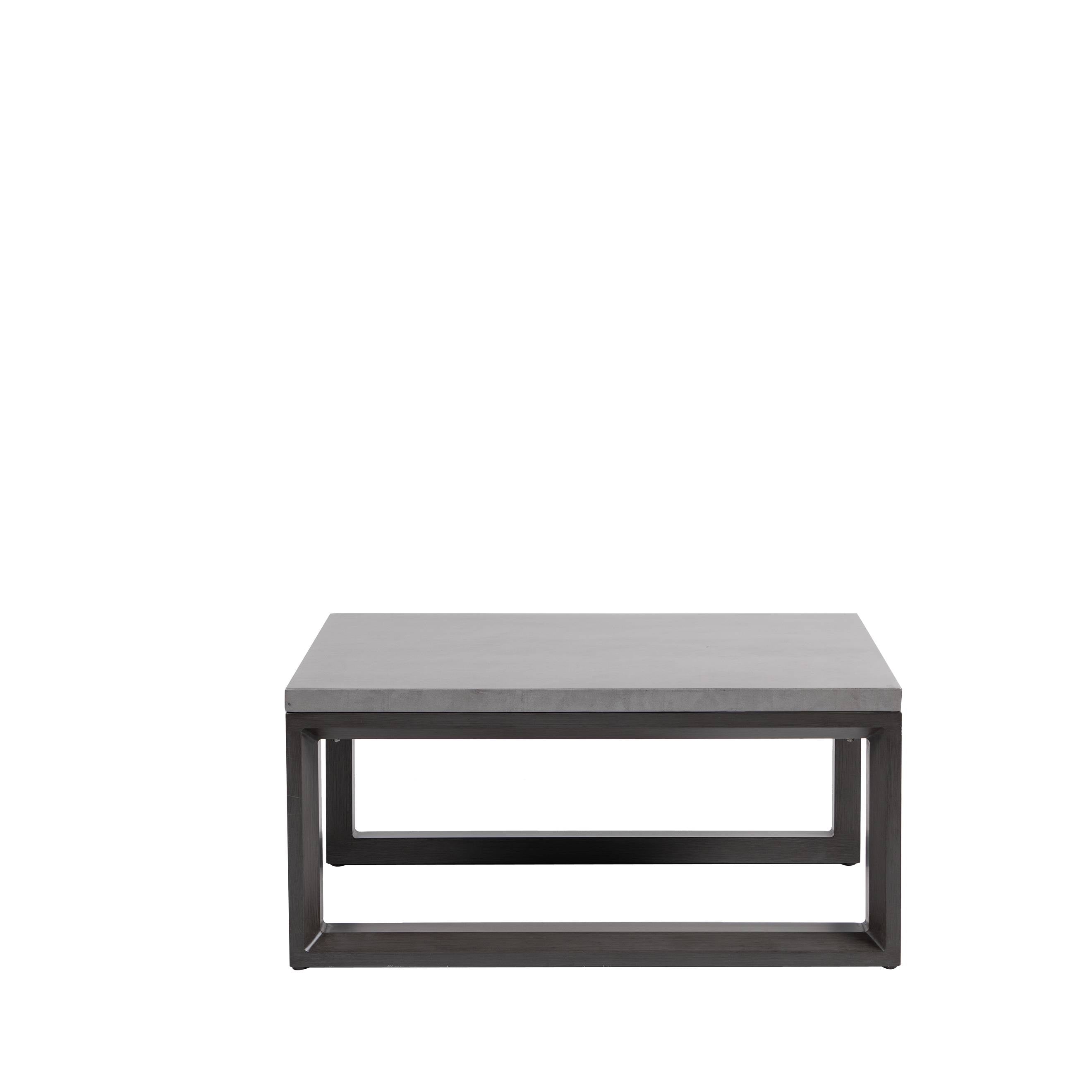 Element 5.0 40" Sq Coffee Table w/Alum Top