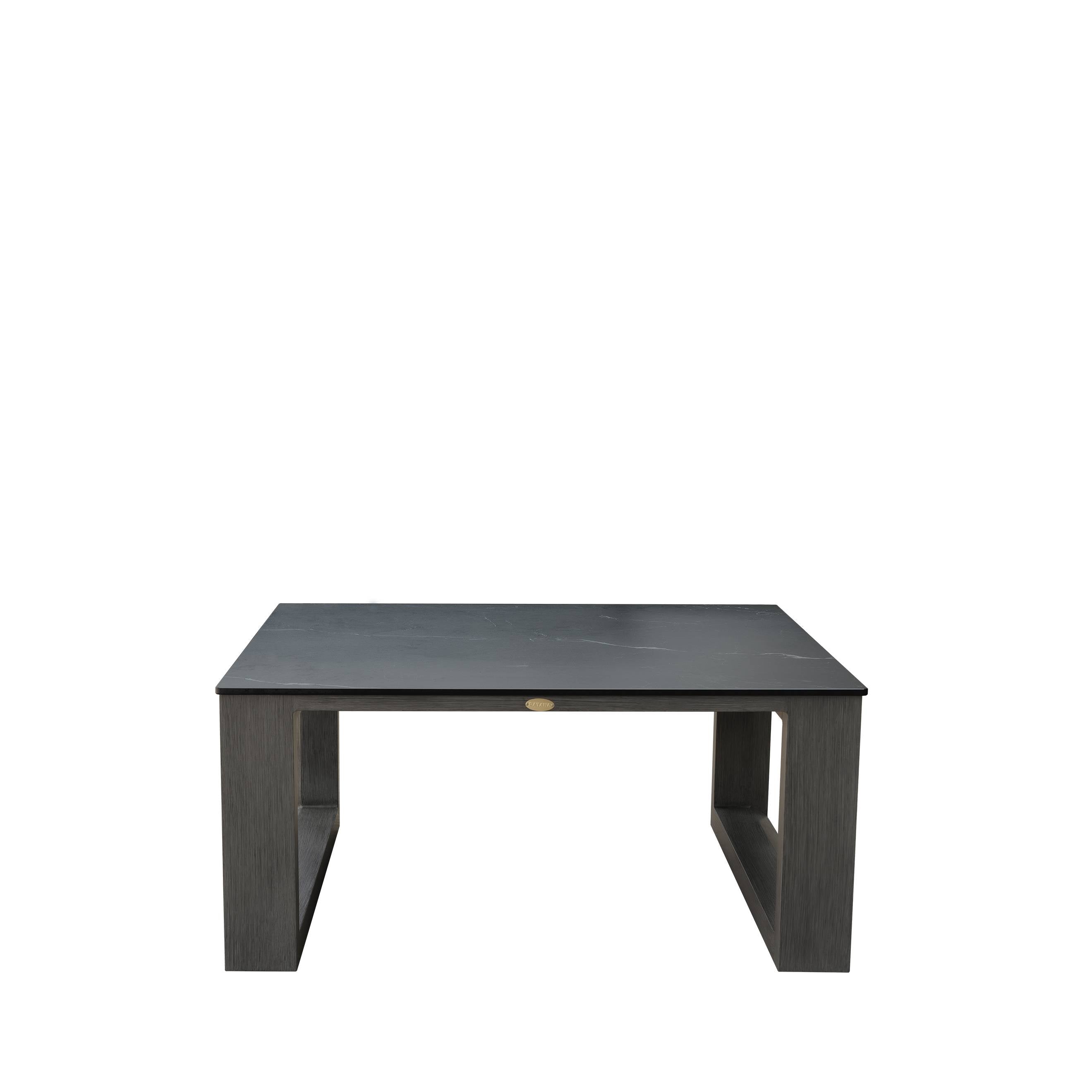 Element 5.0 40" Sq Coffee Table w/Alum Top