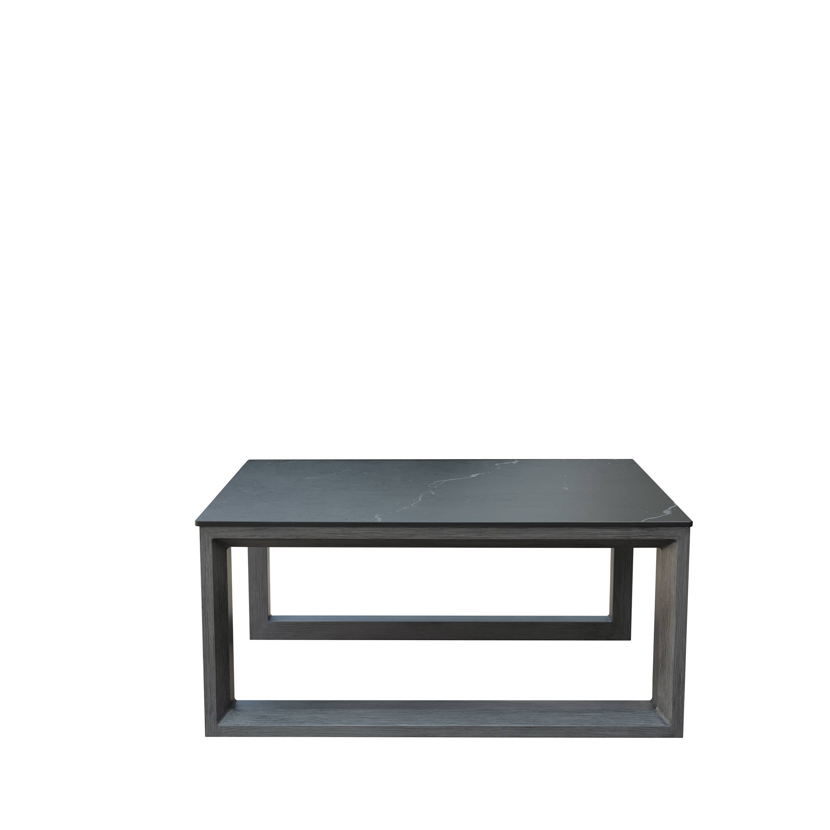 Element 5.0 40" Sq Coffee Table w/Alum Top