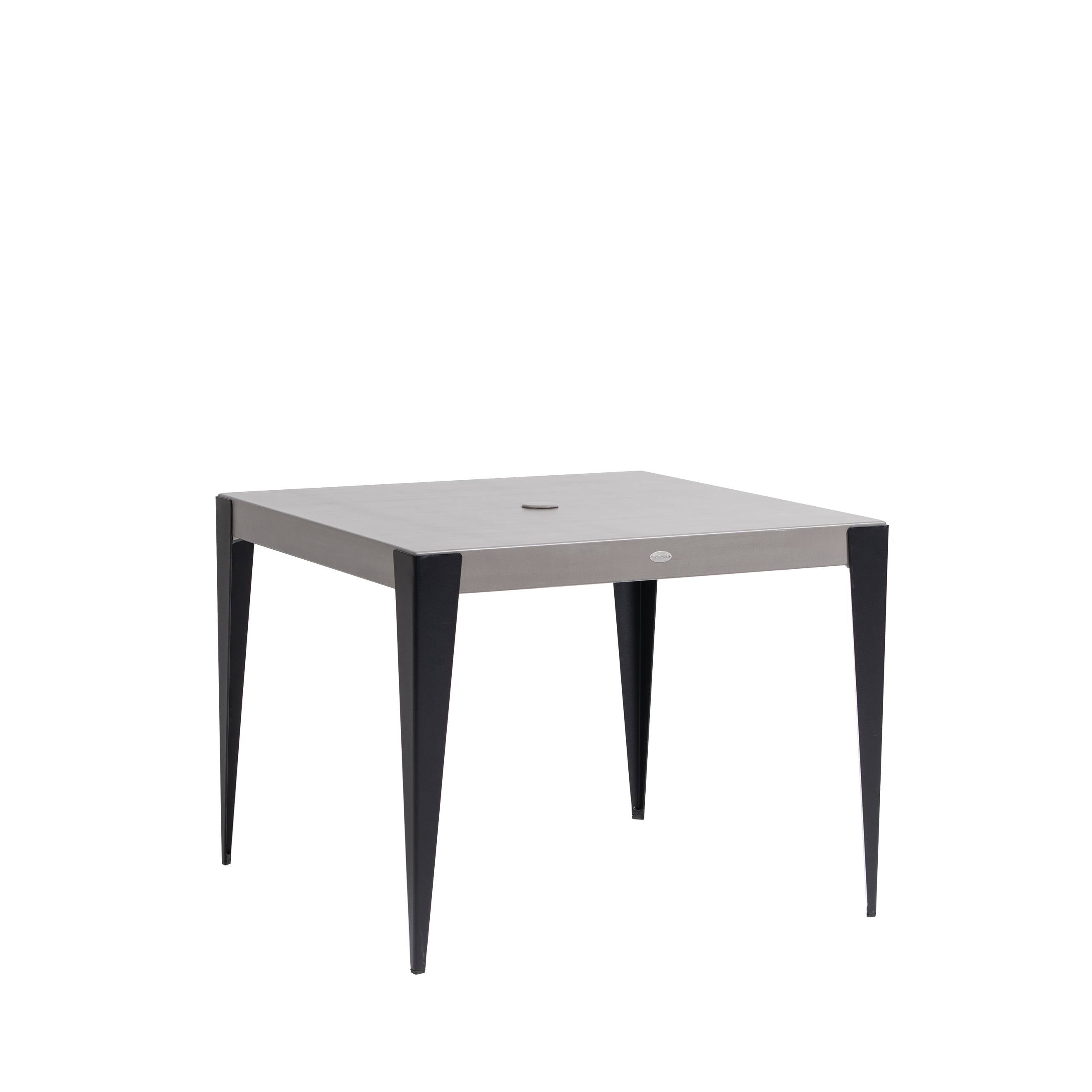 Genval 38" Square Dining Table w/Umbrella Hole