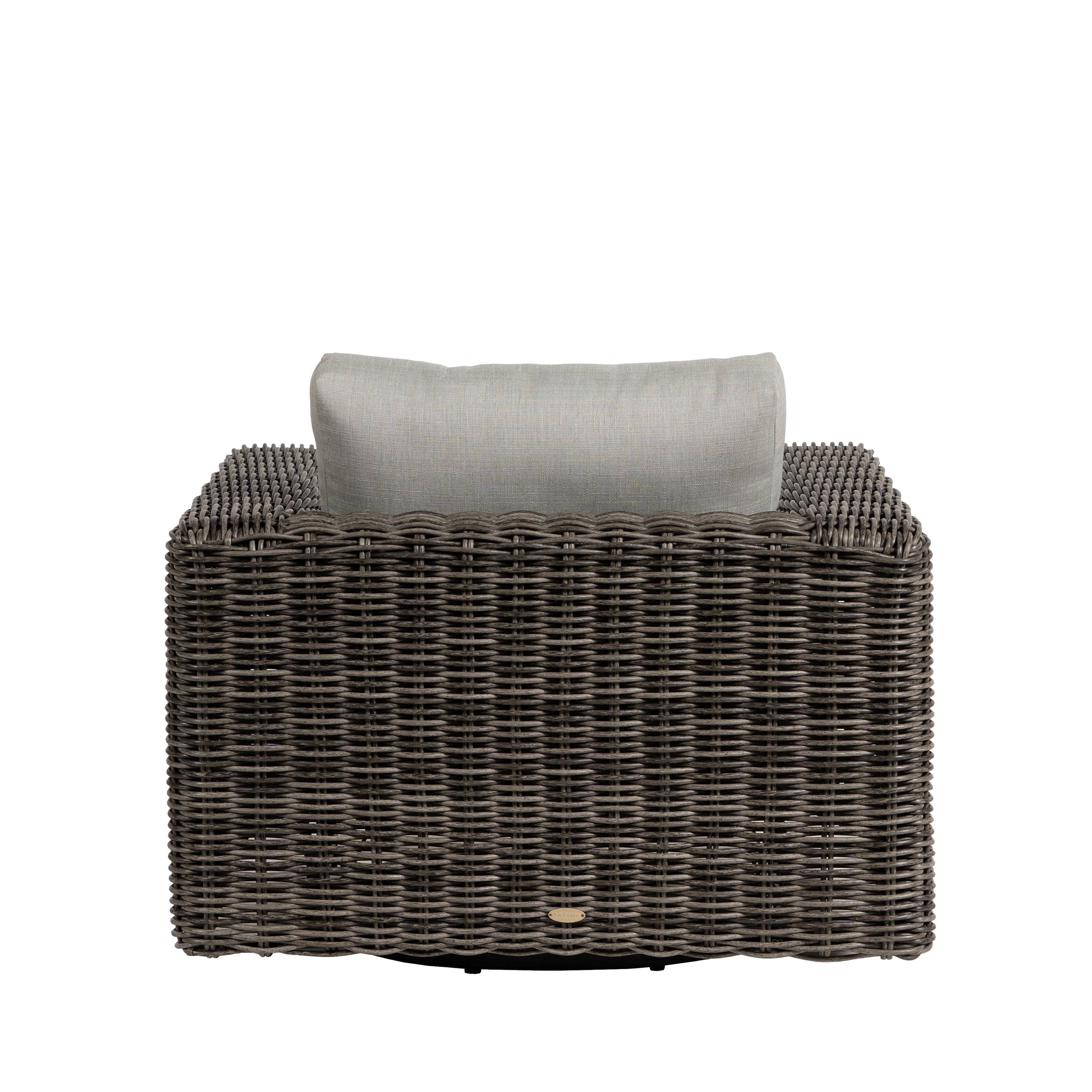 Cubo Wicker Swivel Gliding Club Chair