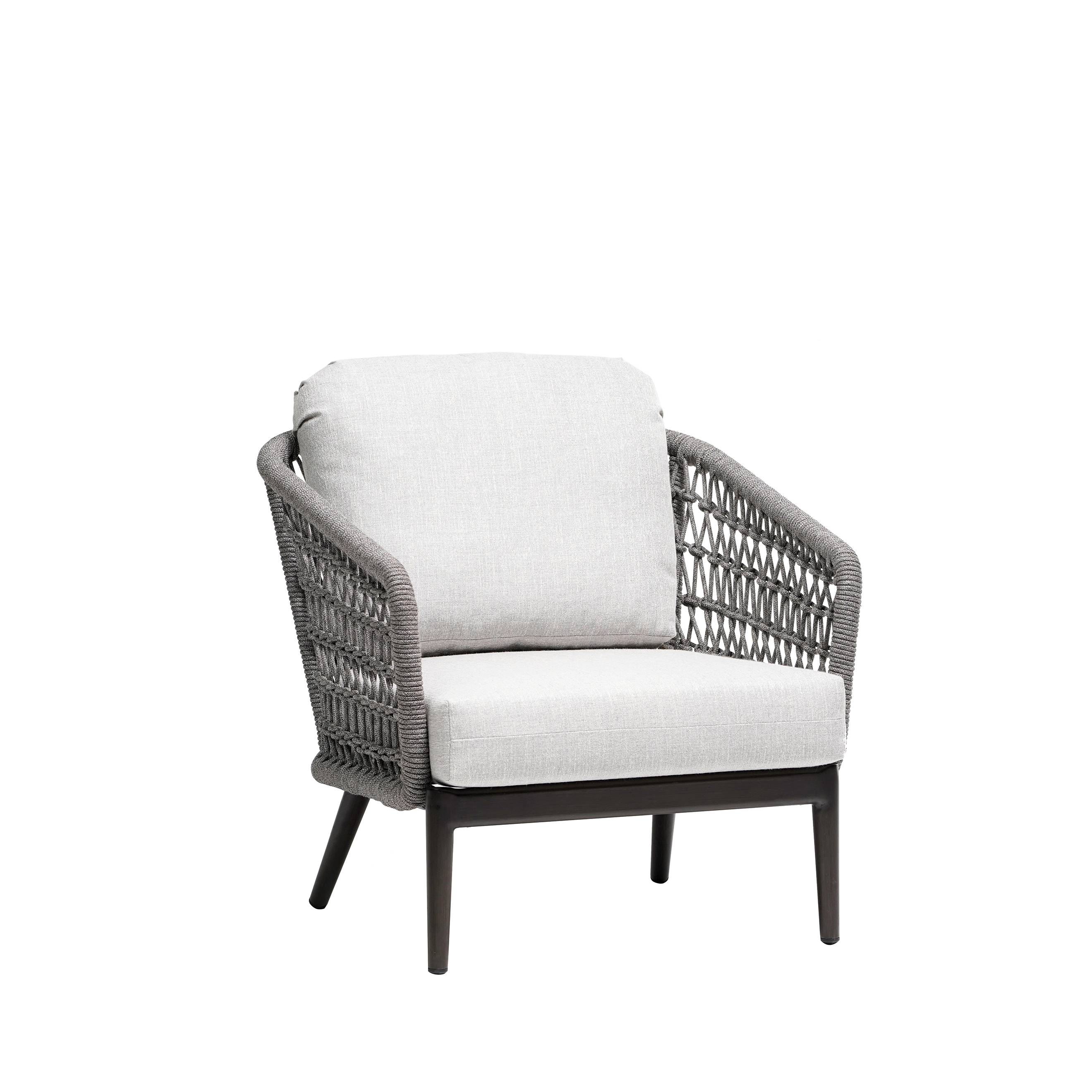 Poinciana Grey Club Chair