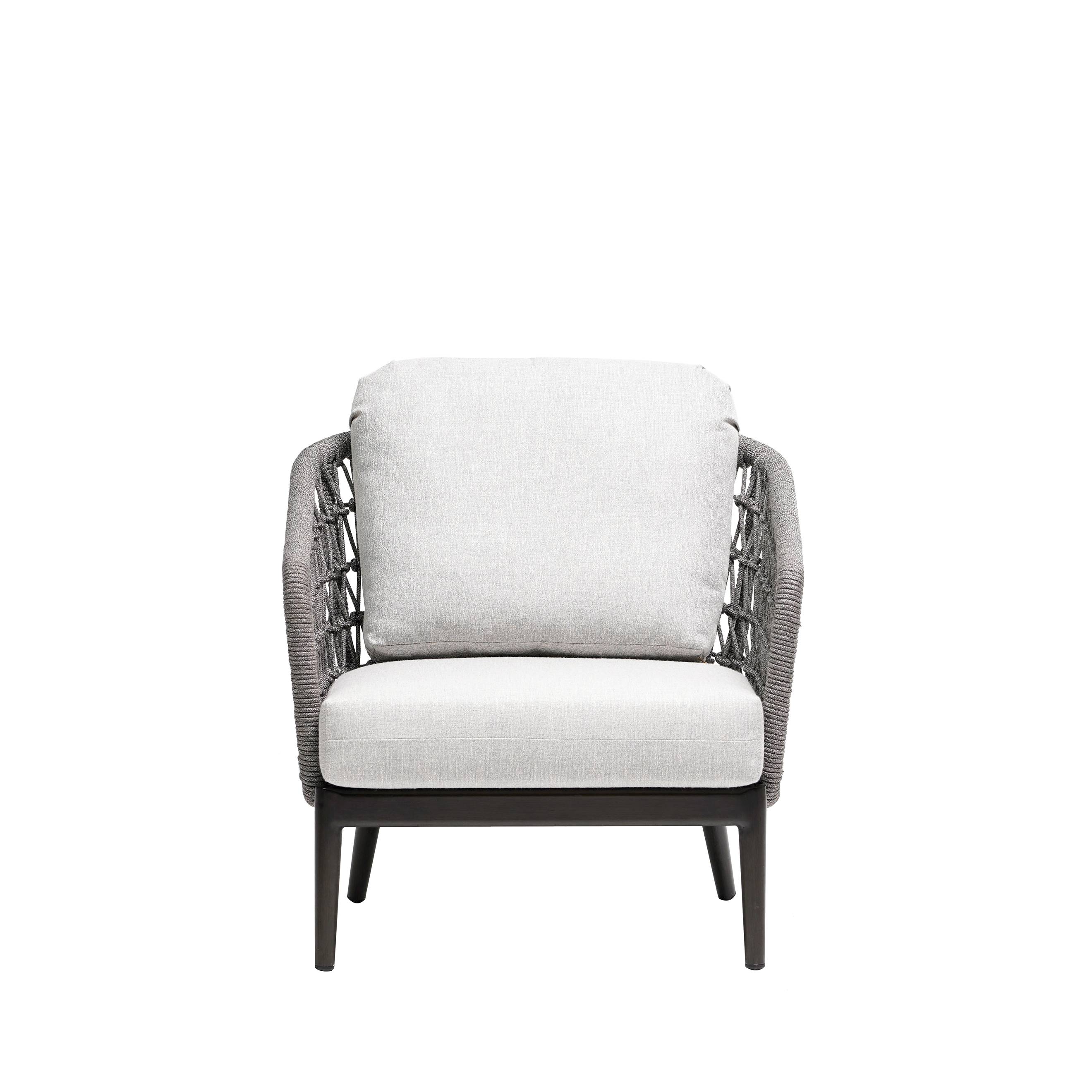 Poinciana Grey Club Chair