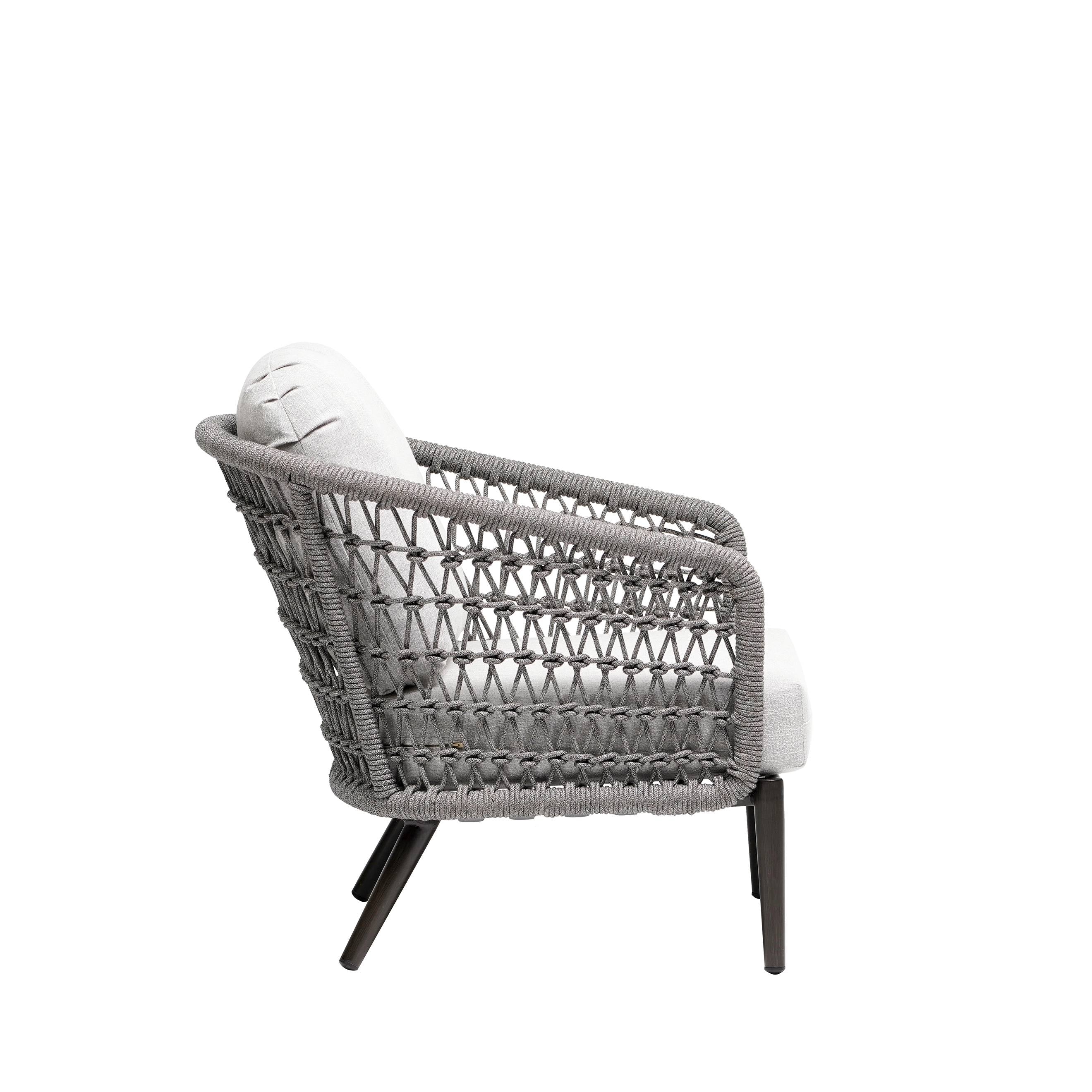 Poinciana Grey Club Chair