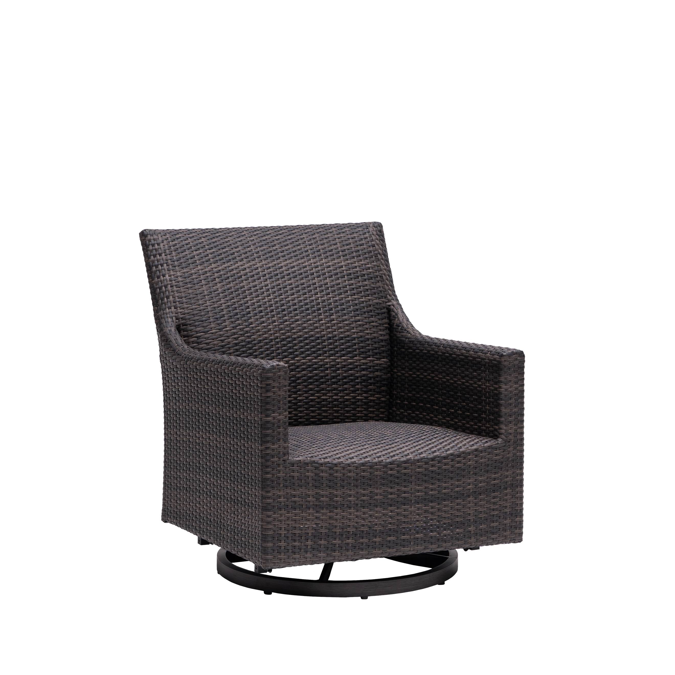 Biltmore Wicker Swivel Gliding Club Chair