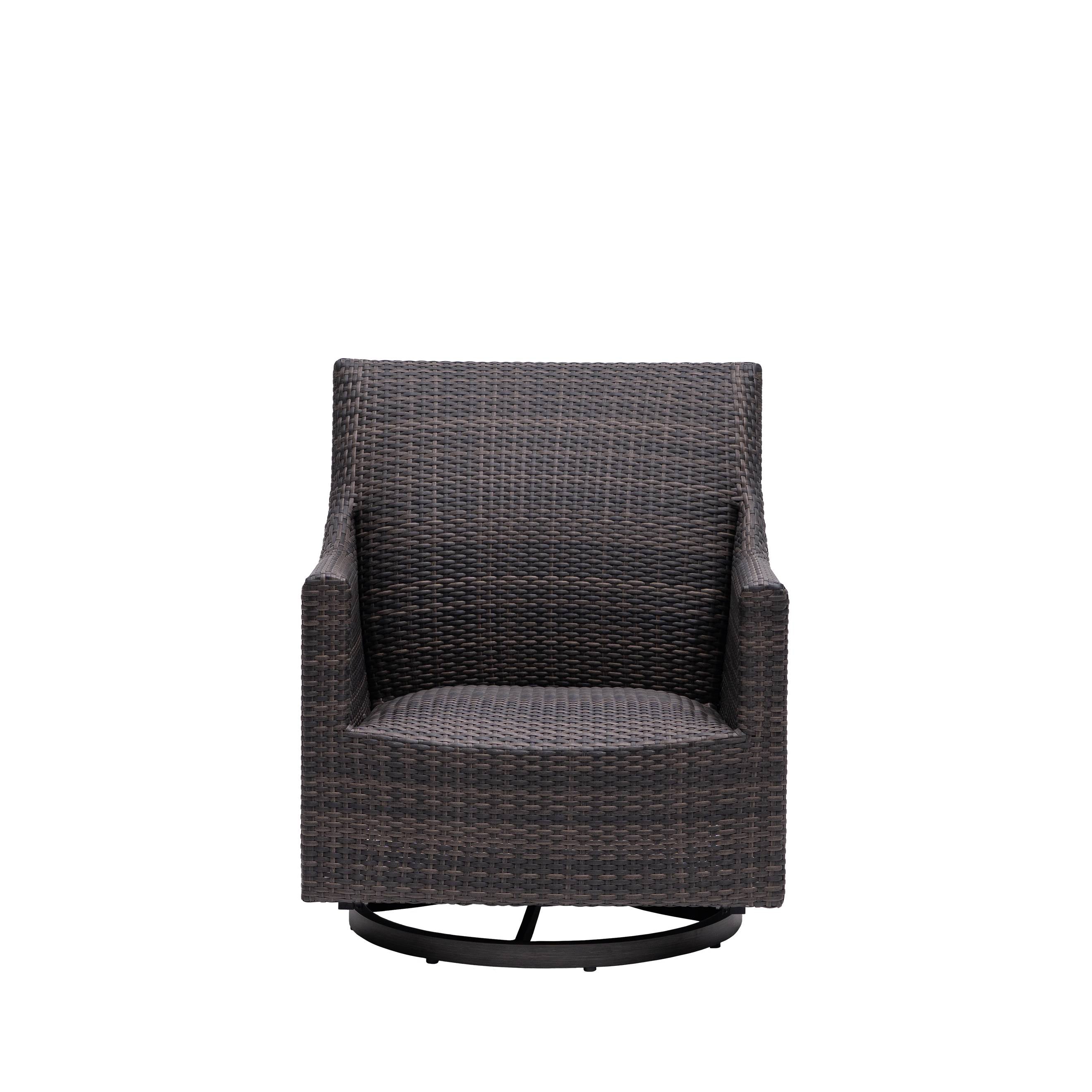 Biltmore Wicker Swivel Gliding Club Chair