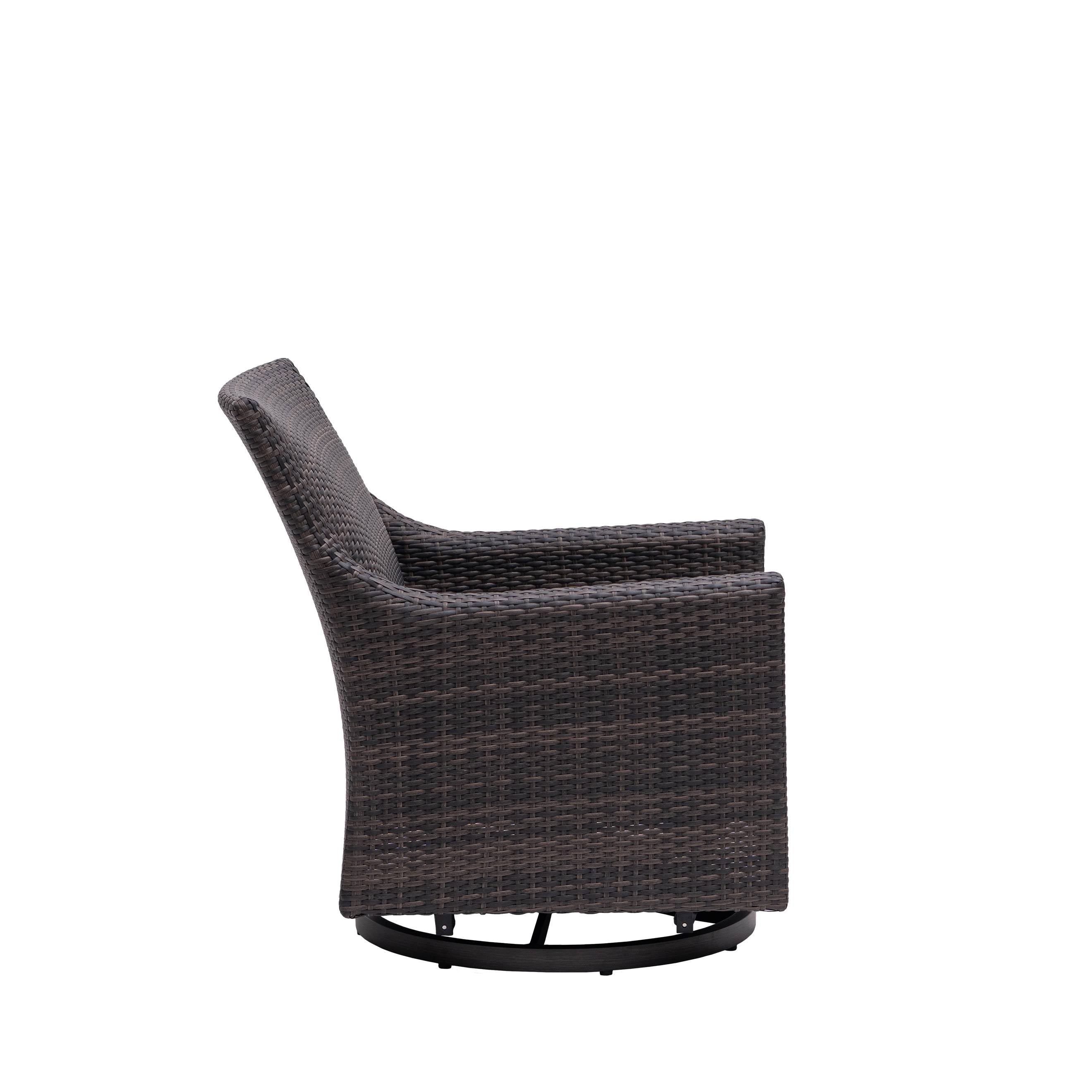 Biltmore Wicker Swivel Gliding Club Chair