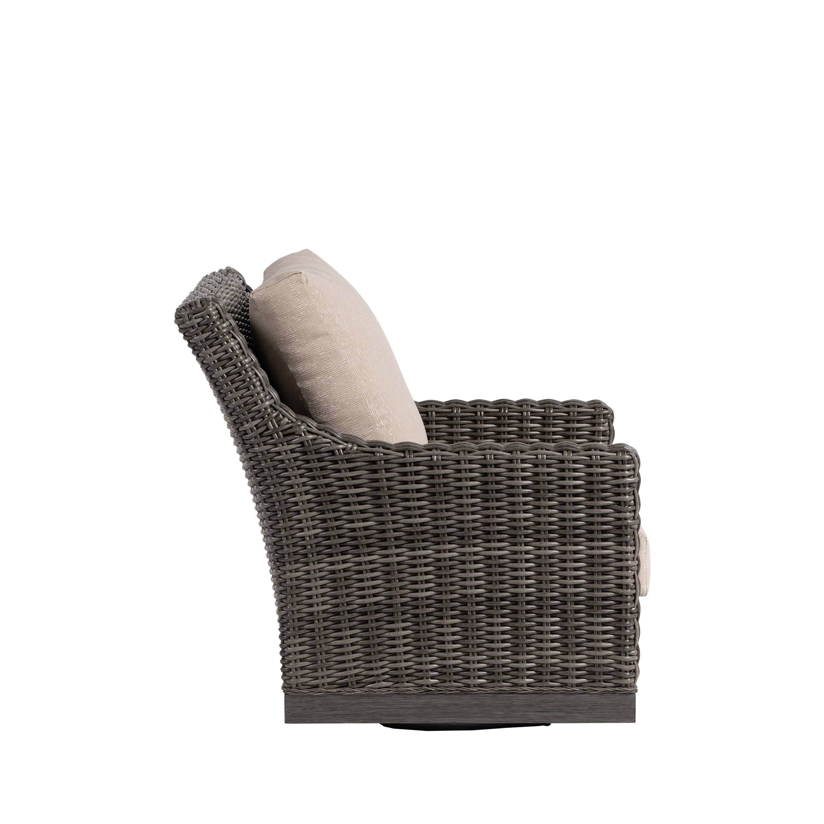 Budapest Swivel Gliding Club Chair