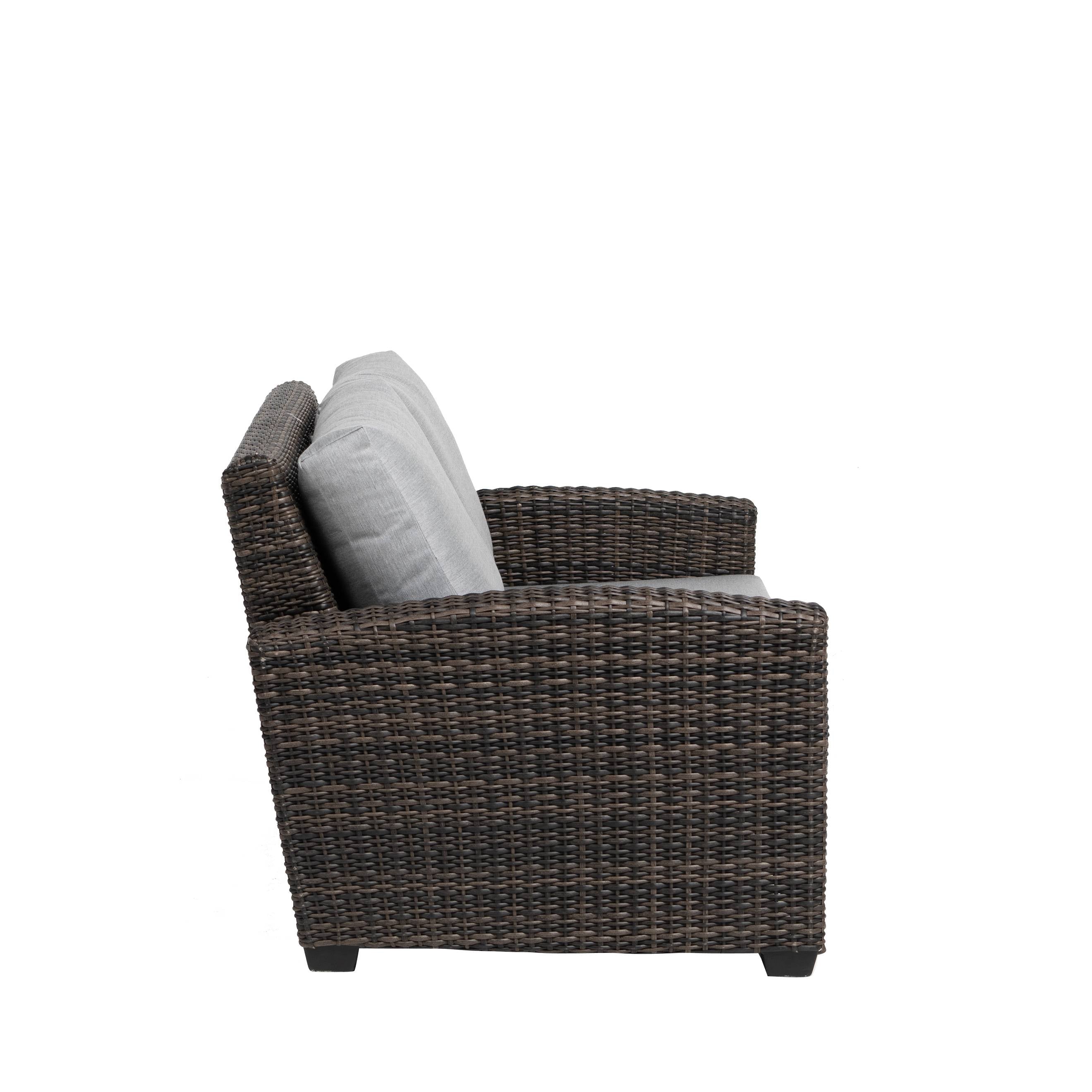 Coral Gables Wicker Loveseat