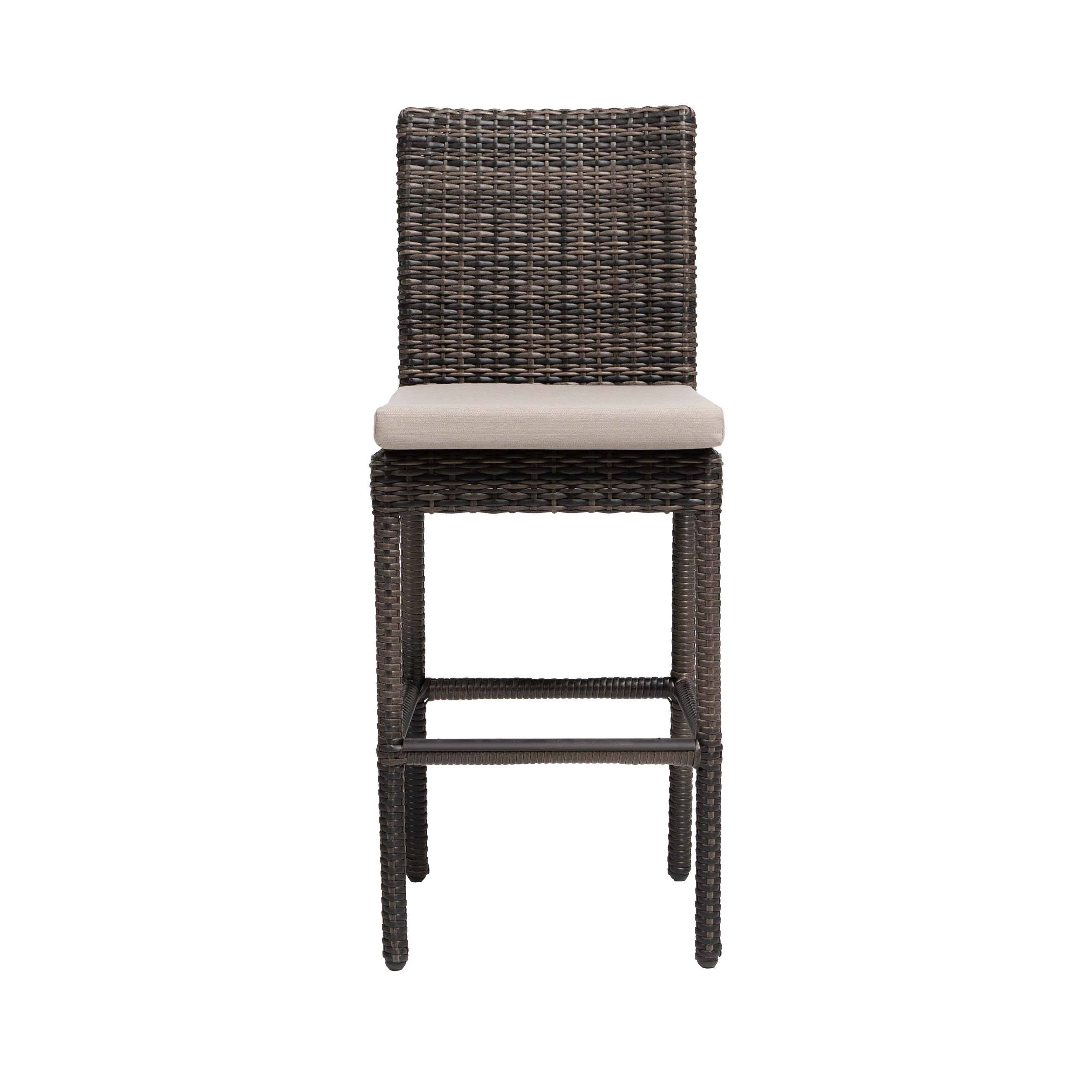 Coral Gables Wicker Bar Stool