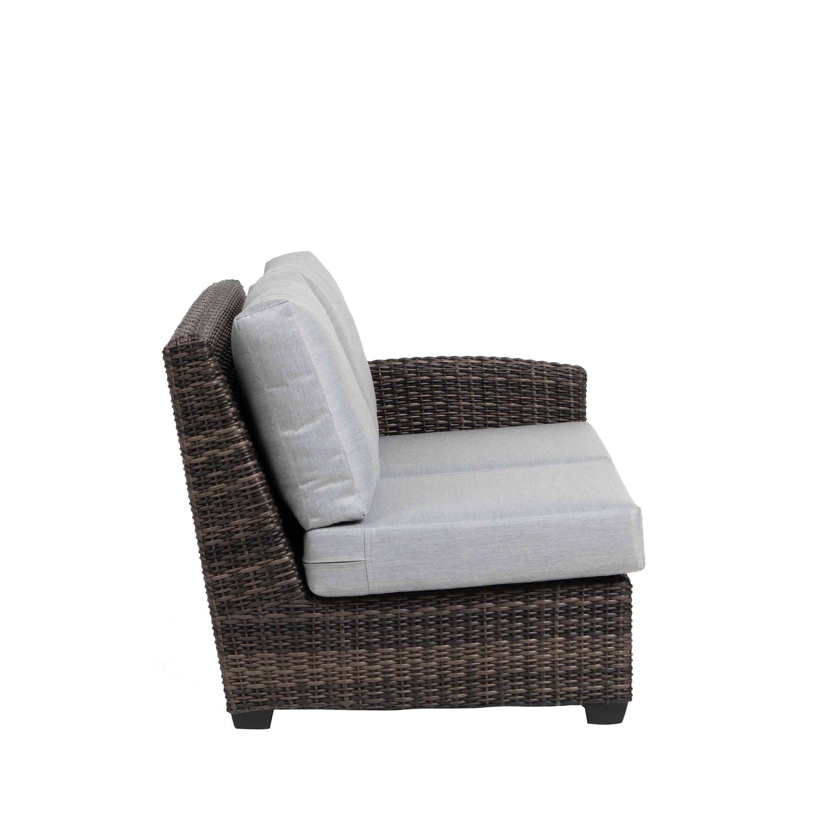 Coral Gables Wicker Right Arm Loveseat