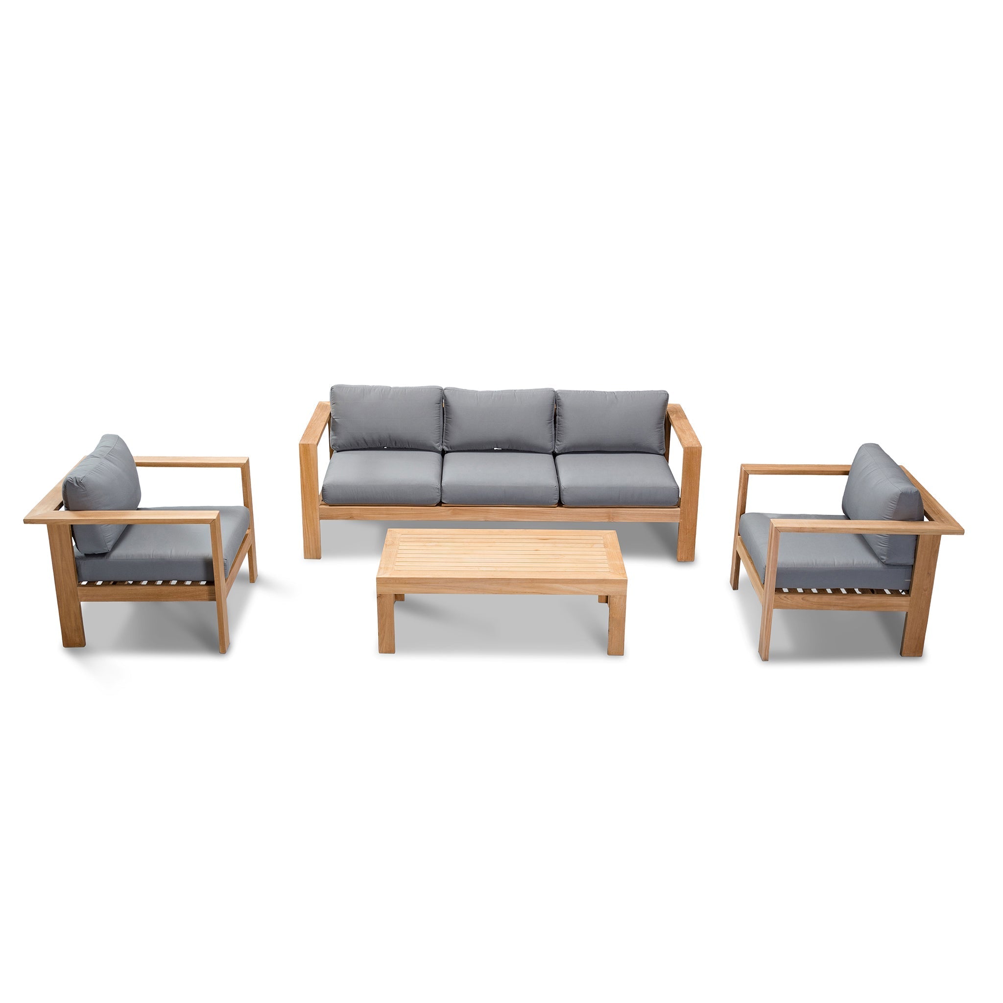 variant:Two Club Chairs / Canvas Charcoal