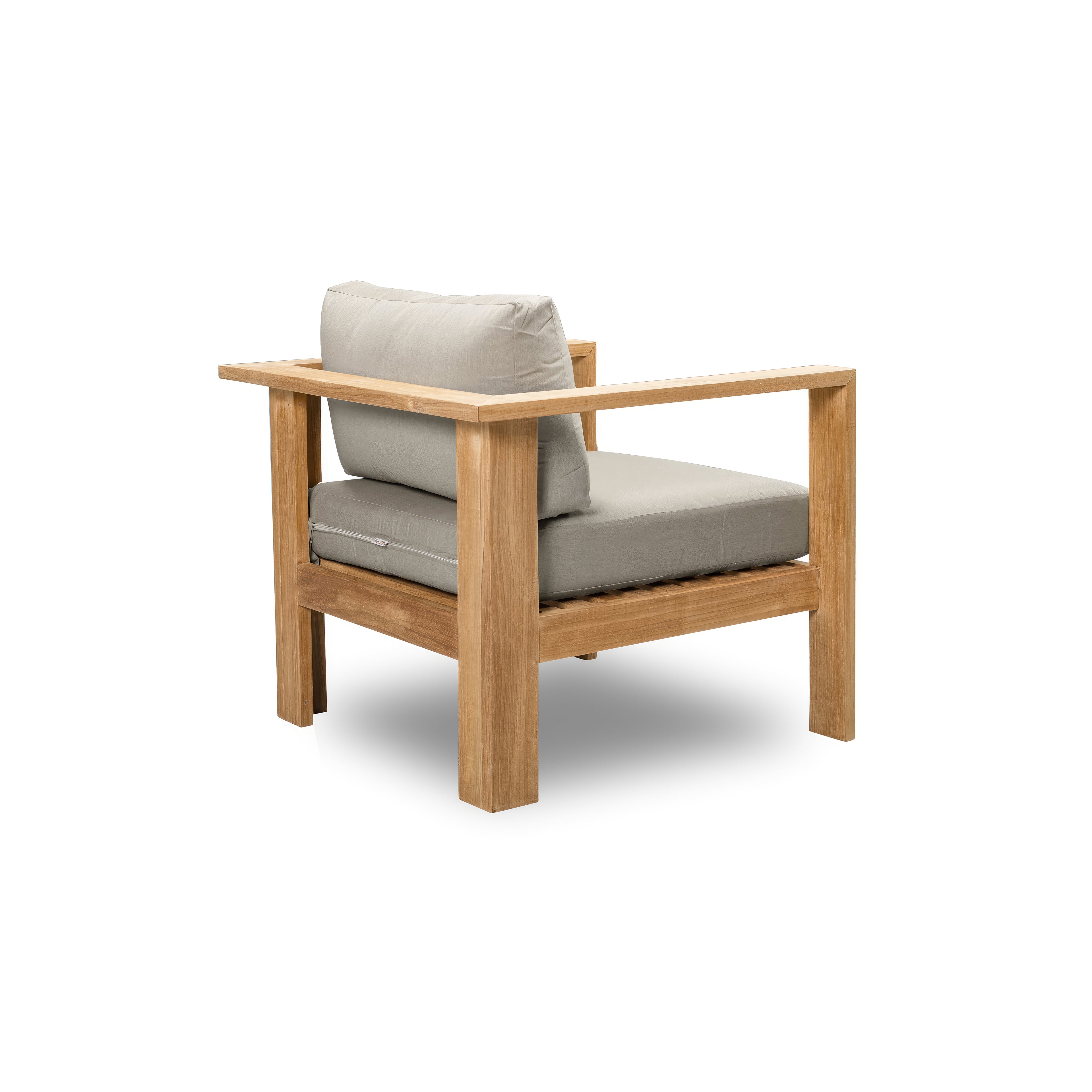 Ando Club Chair#Fabric_Cast Silver