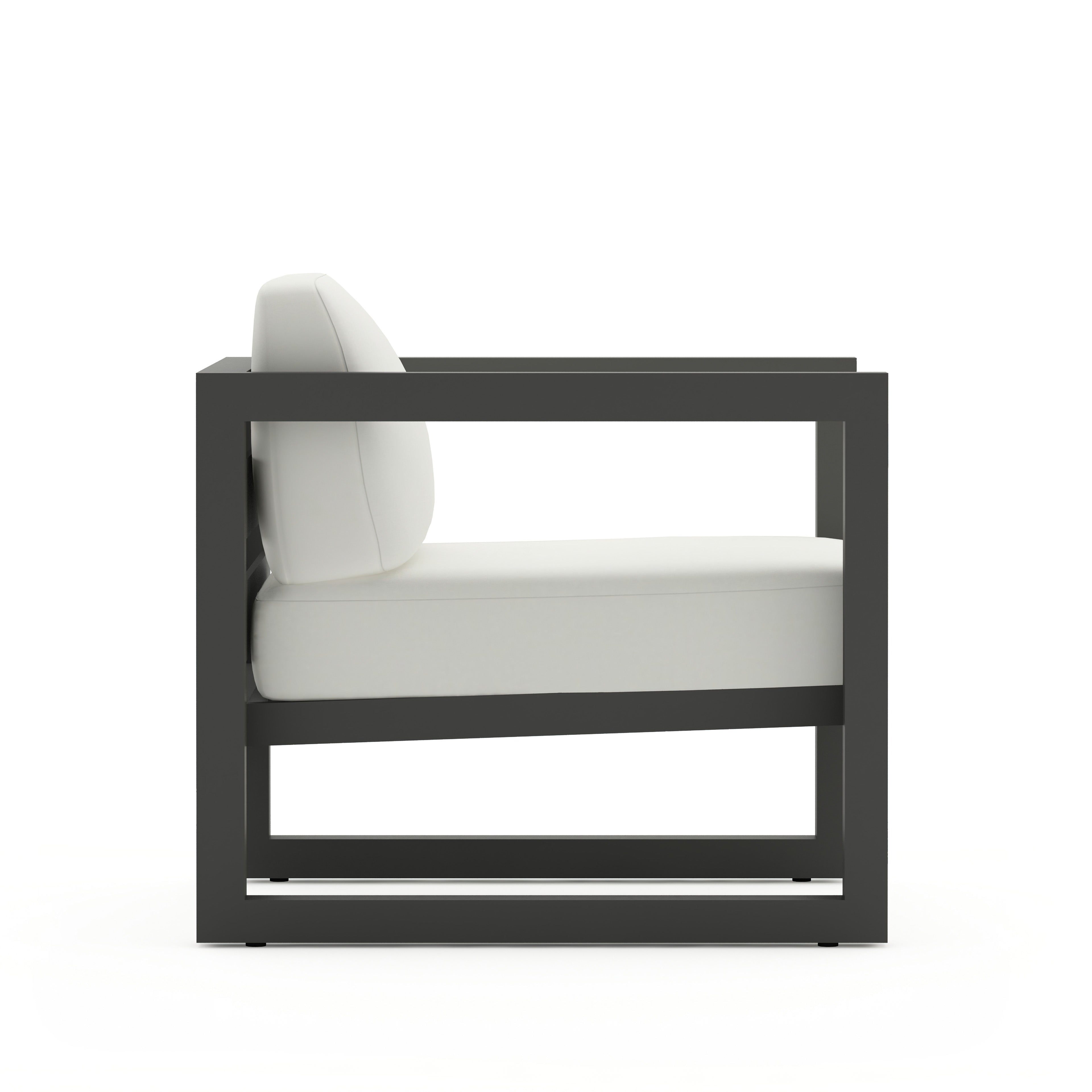 Avion Club Chair#Finish_Slate#Fabric_Canvas Natural