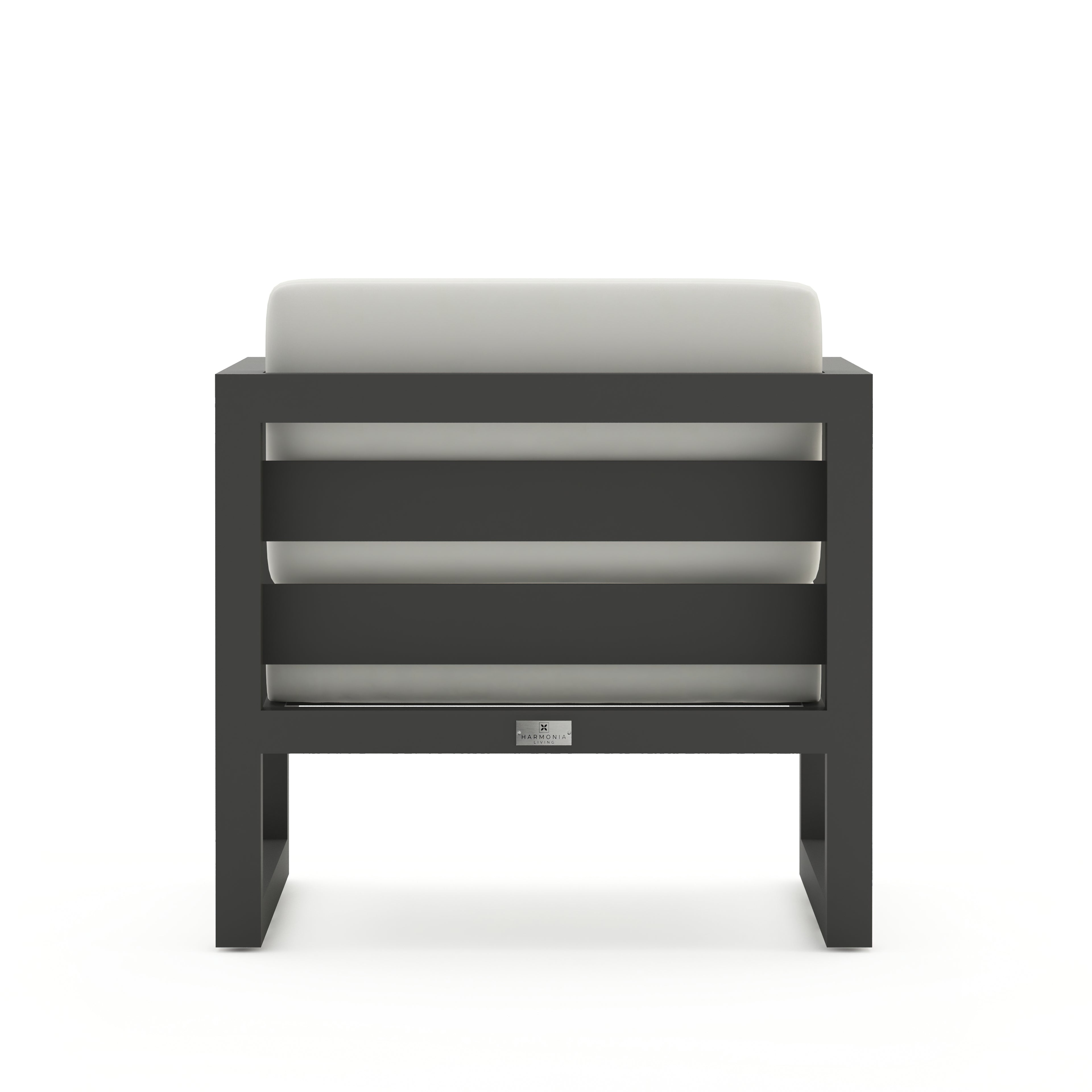 Avion Club Chair#Finish_Slate#Fabric_Canvas Natural