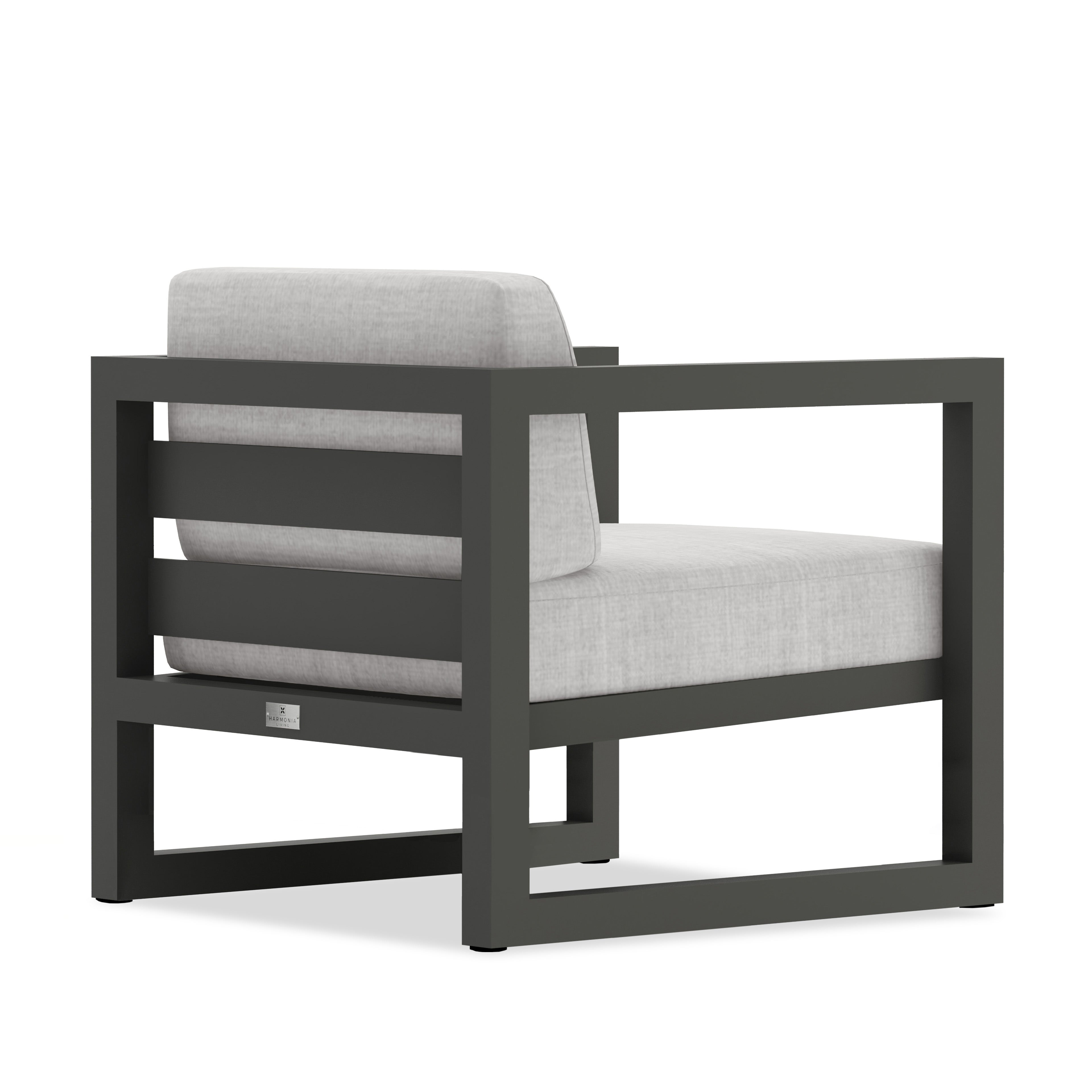 Avion Club Chair#Finish_Slate#Fabric_Cast Silver