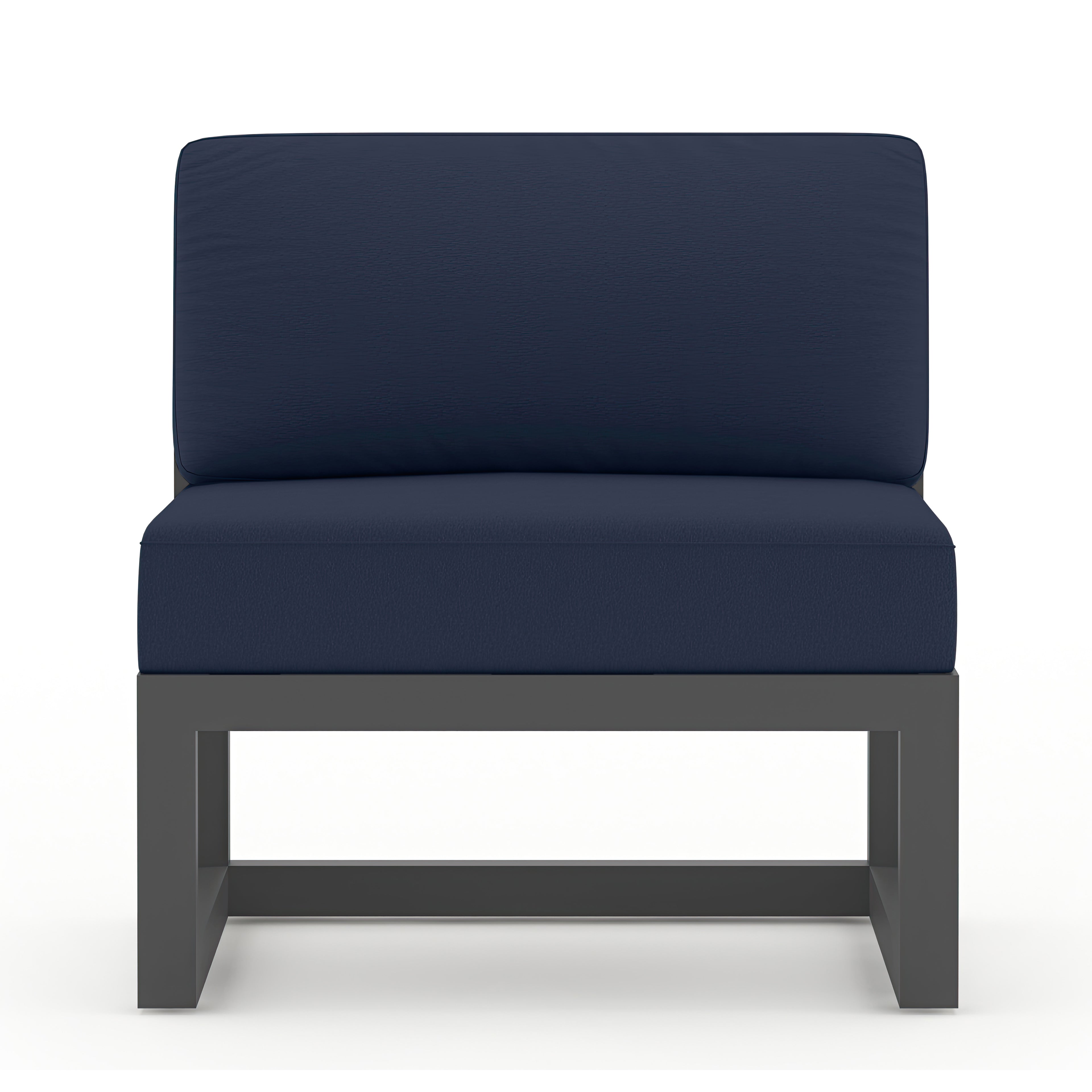 Avion Middle Section#Finish_Slate#Fabric_Spectrum Indigo