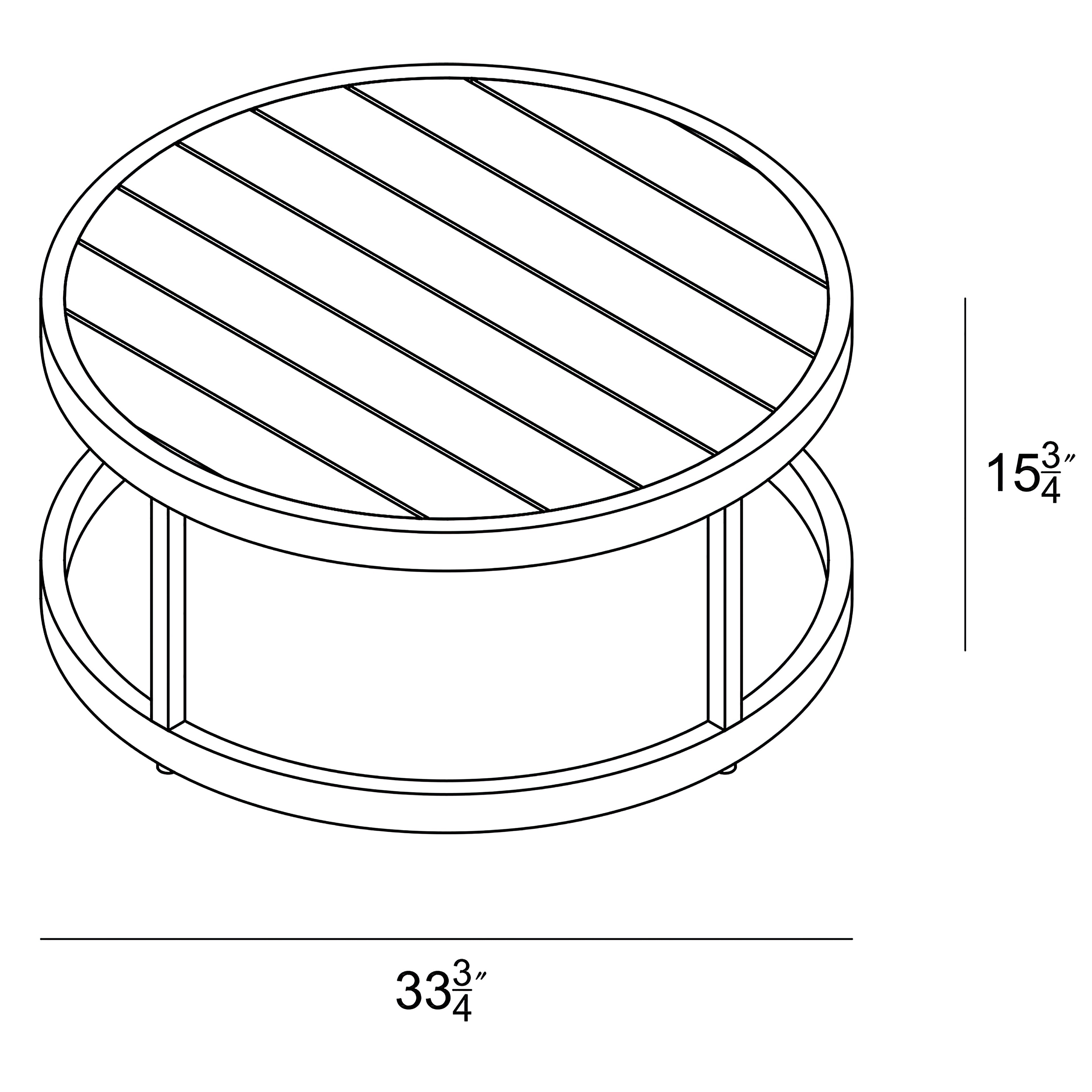 Avion Round Coffee Table