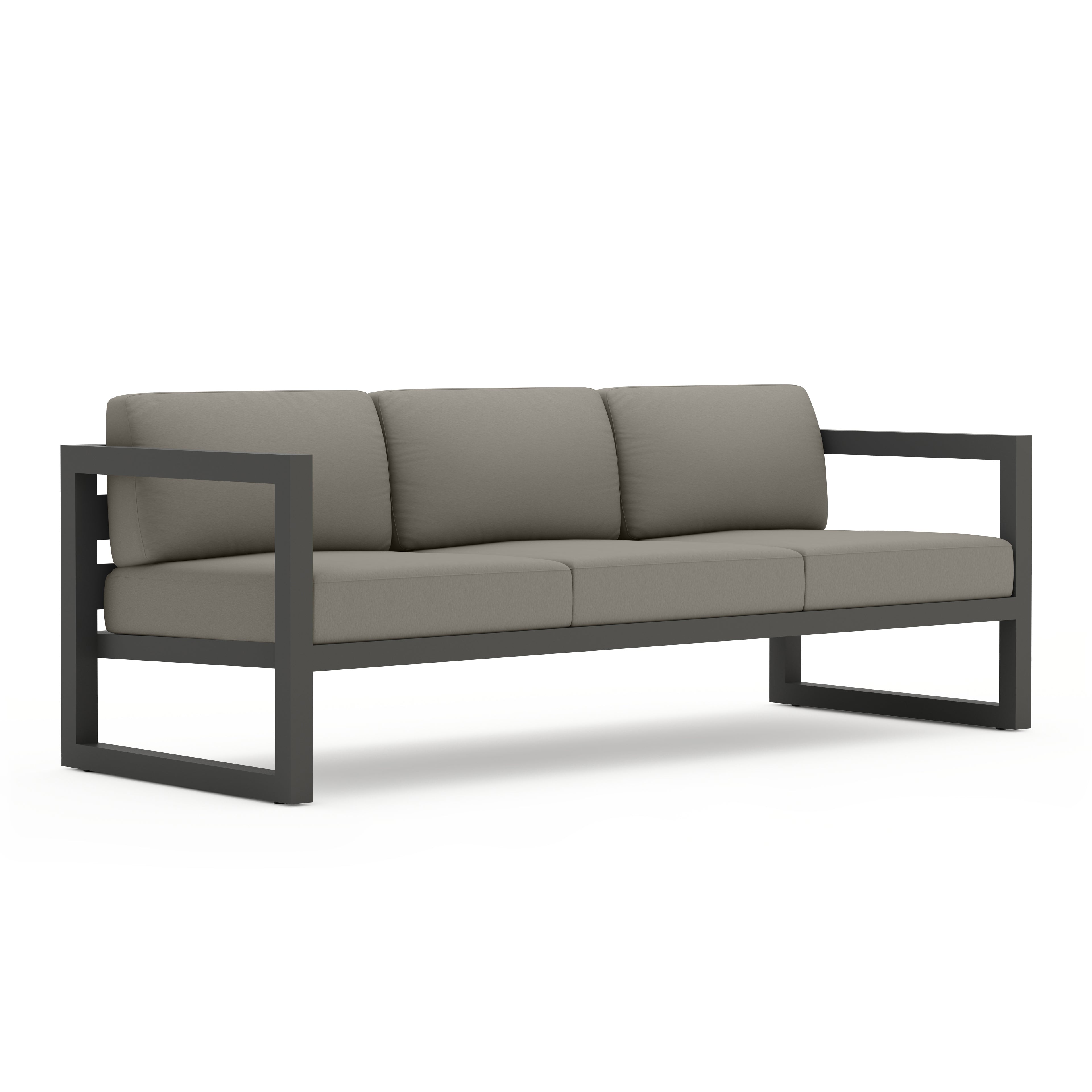 Avion Sofa#Finish_Slate#Fabric_Canvas Charcoal