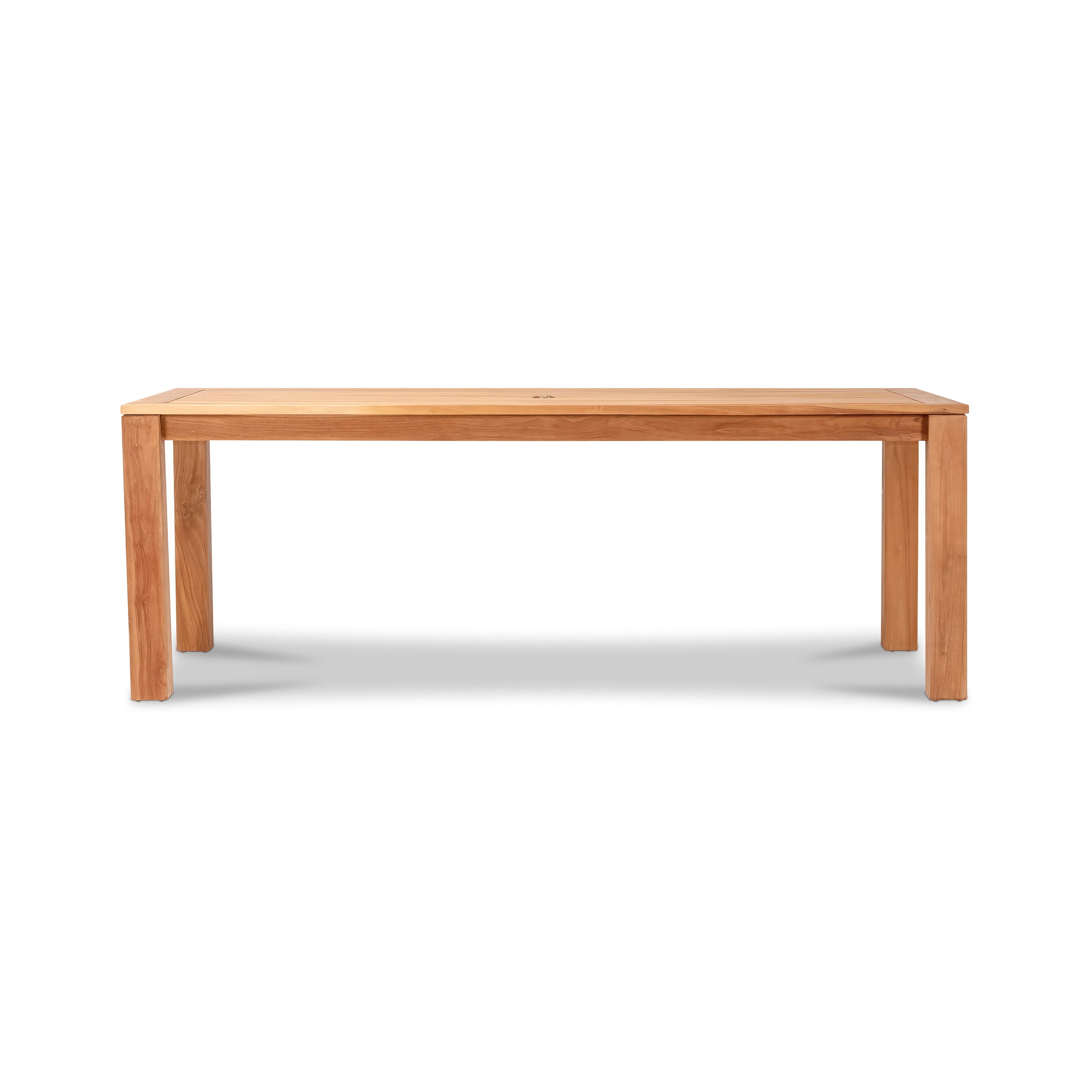 Classic Teak 87" Rectangle Dining Table