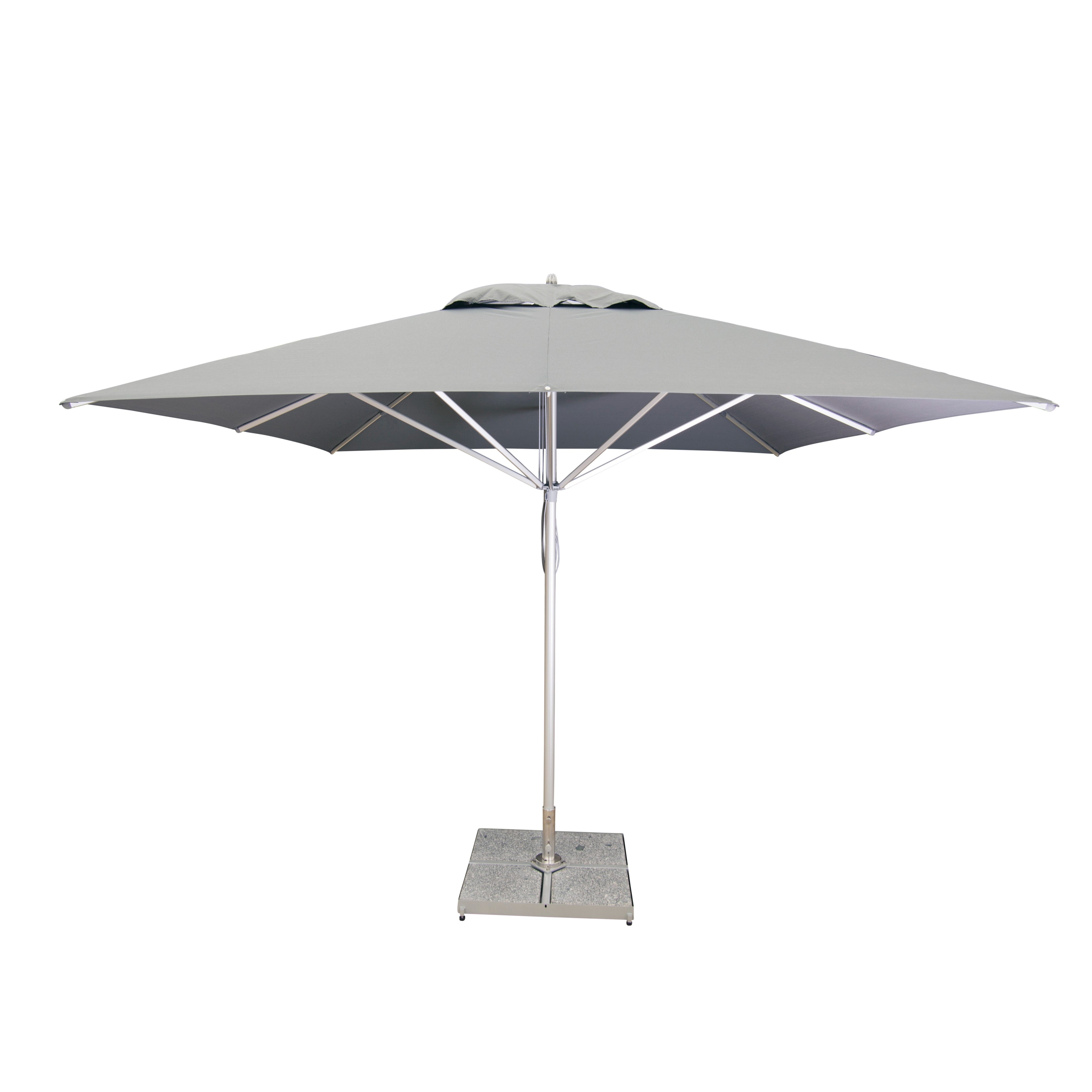 Hurricane 11' Square Aluminum Market Umbrella