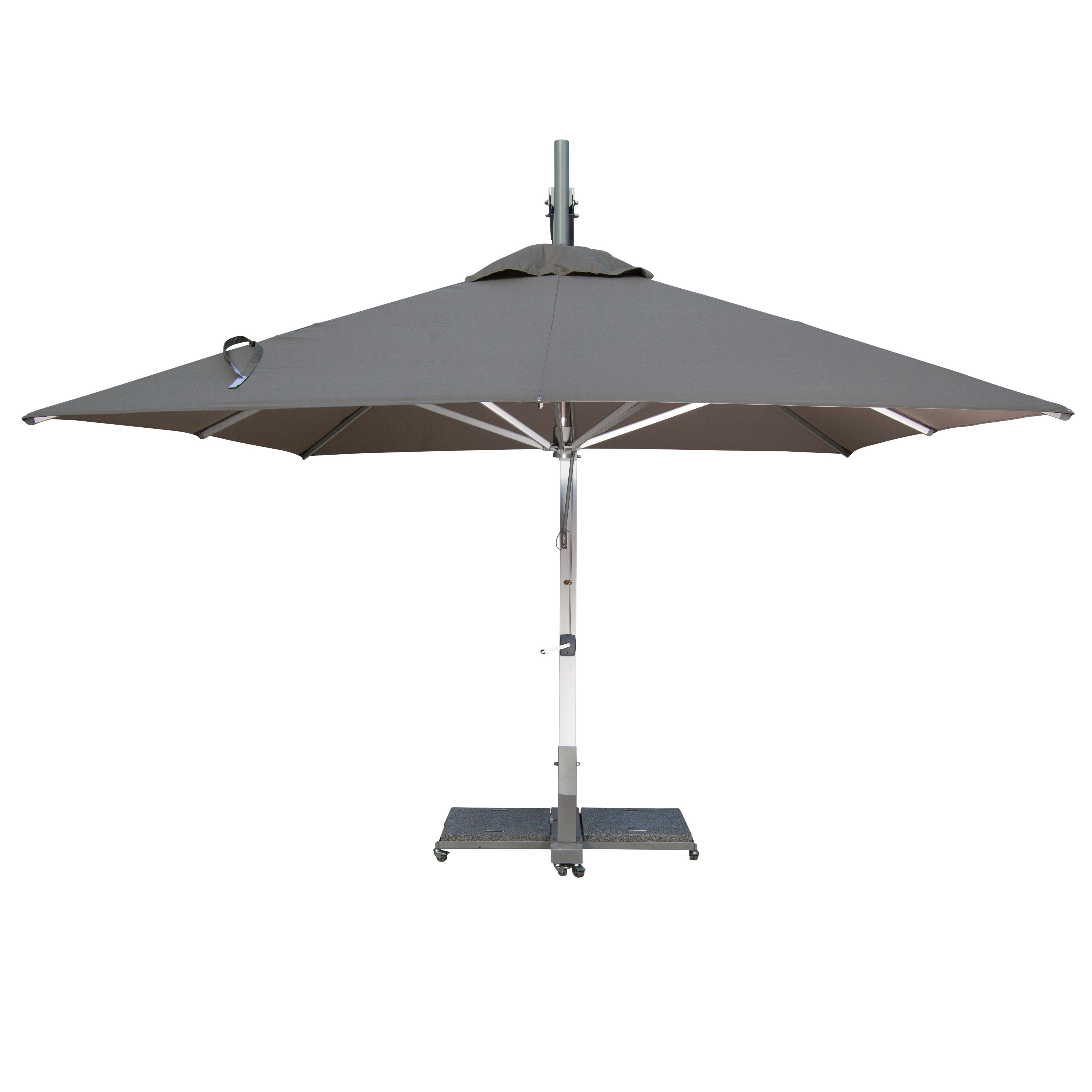 Hurricane 10' Square Aluminum Cantilever Umbrella