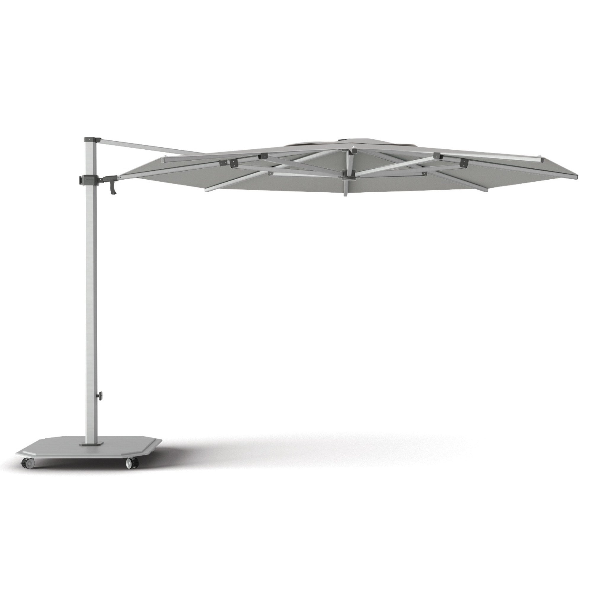 11.5' Octagon Aluminum Sidepost Tilt Umbrella