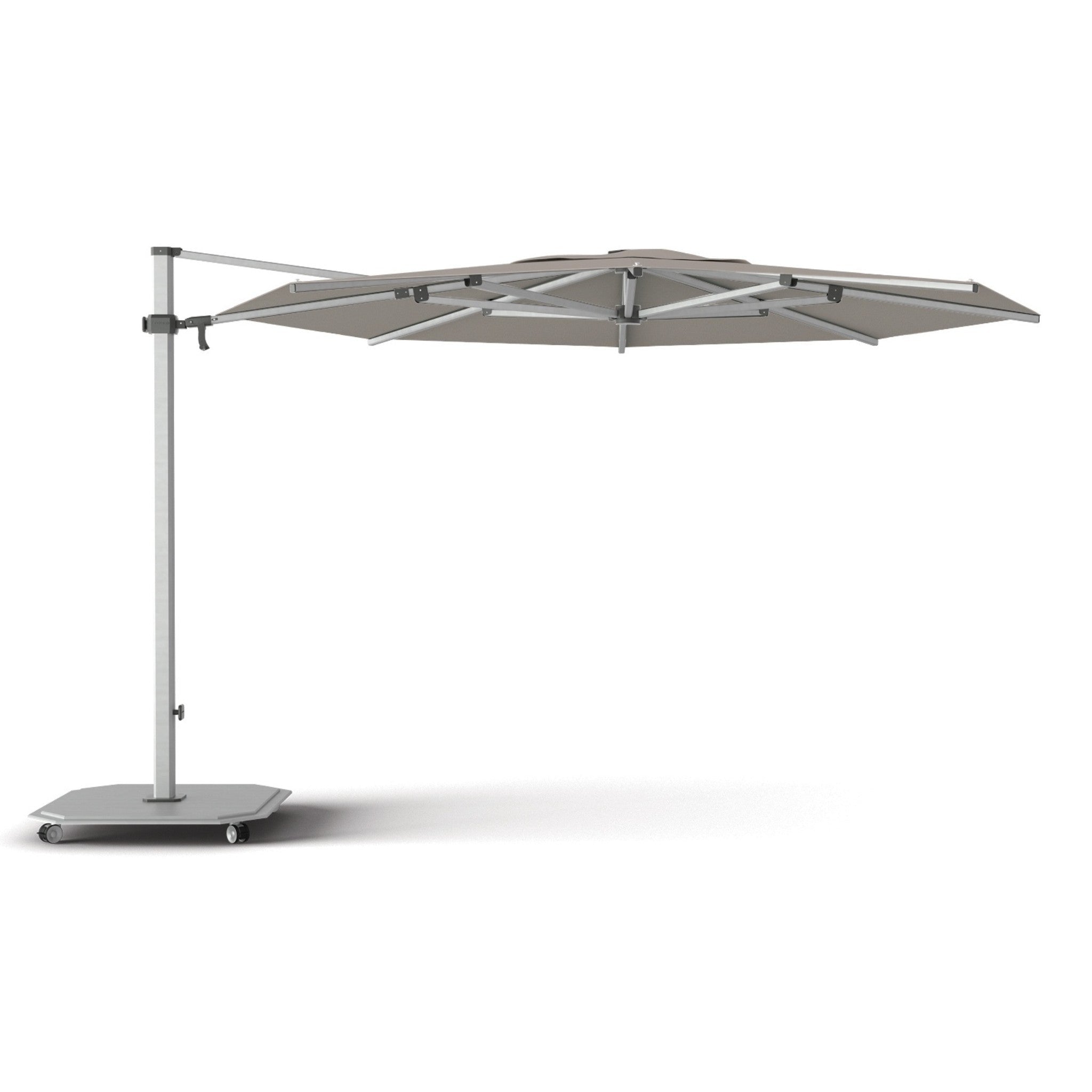 11.5' Octagon Aluminum Sidepost Tilt Umbrella