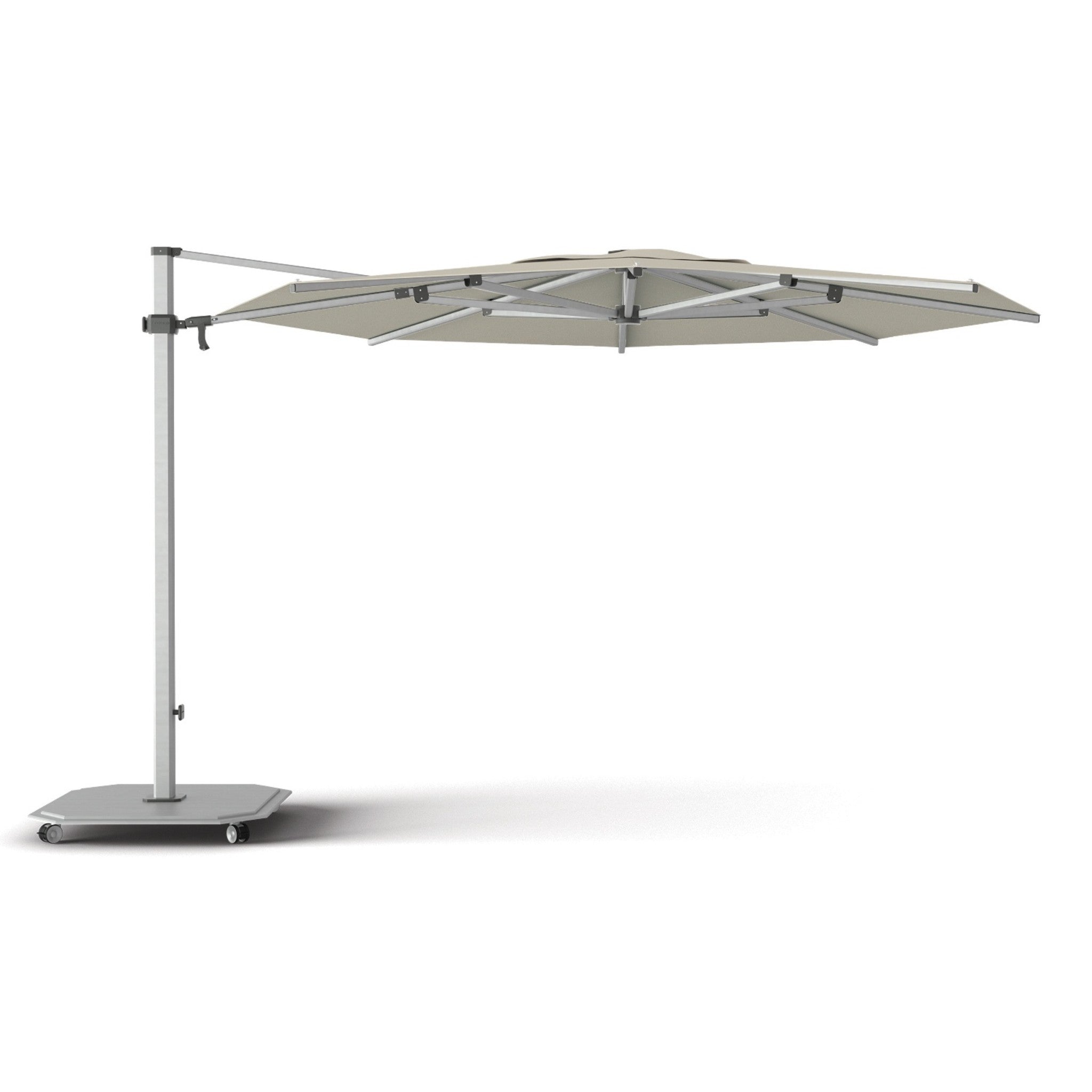 11.5' Octagon Aluminum Sidepost Tilt Umbrella