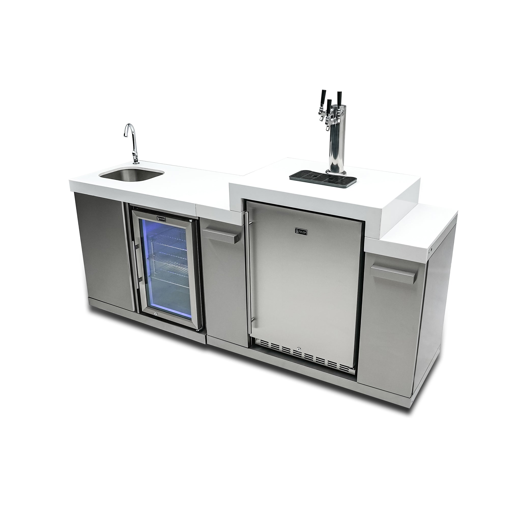 Beverage Center and Kegerator