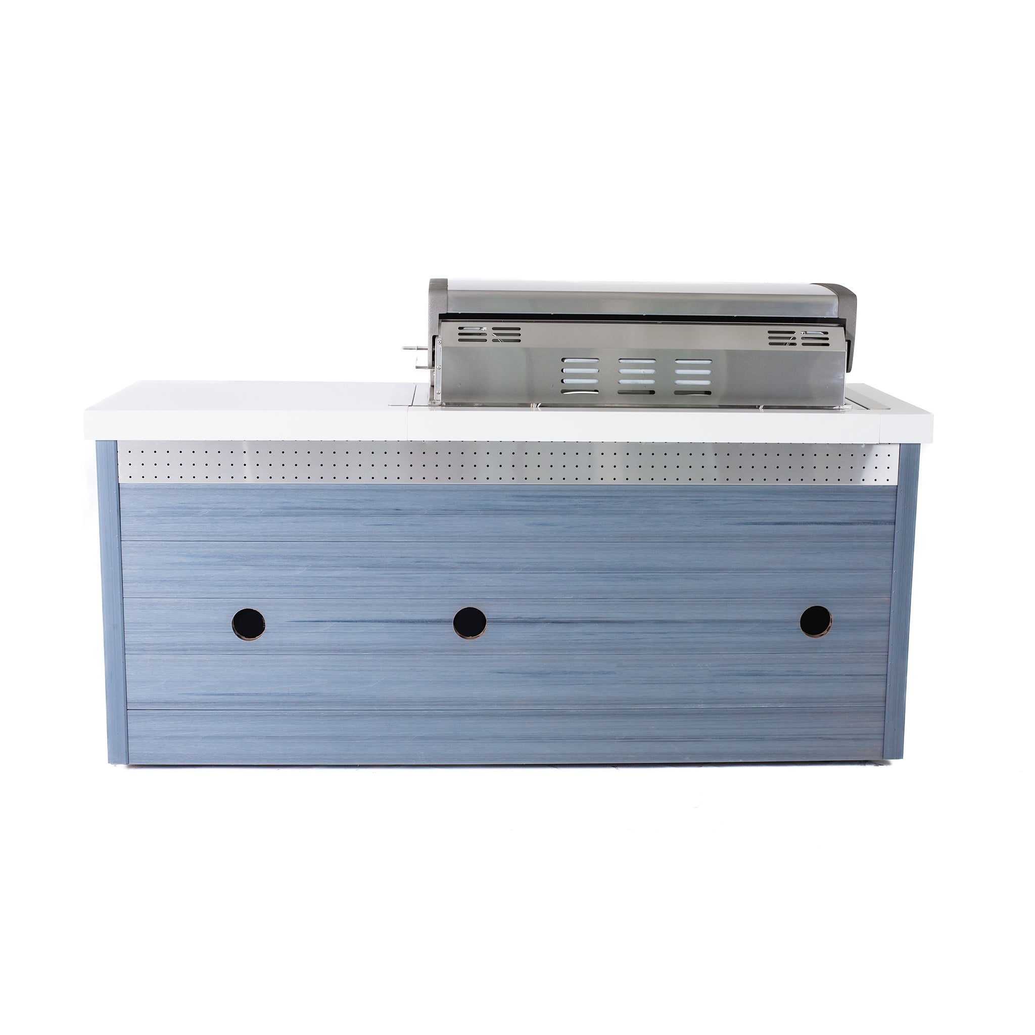 Artwood 6.5 ft. HDPE 6-Burner Outdoor Kitchen Island