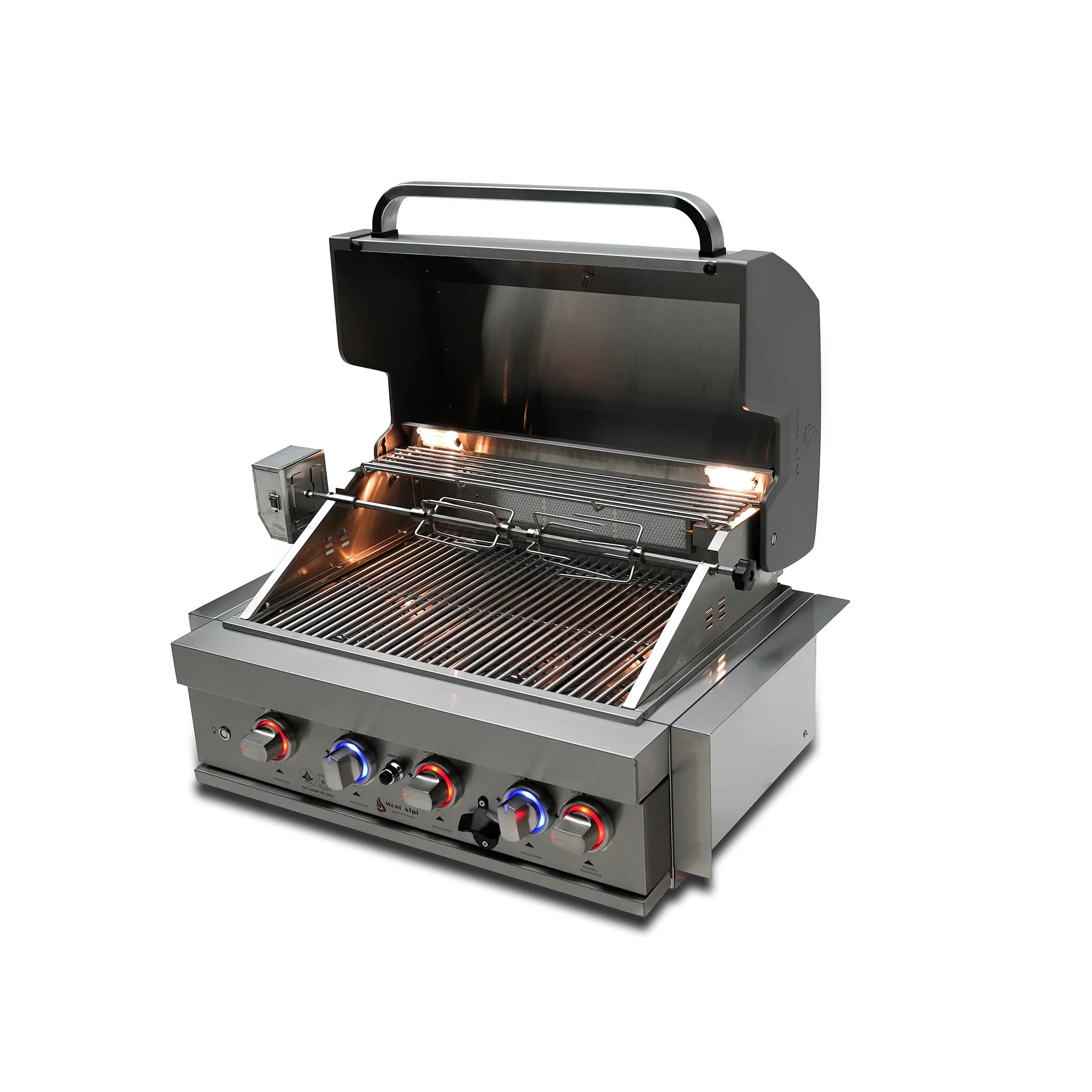 400 32" Stainless Steel 4-Burner Built-In Grill