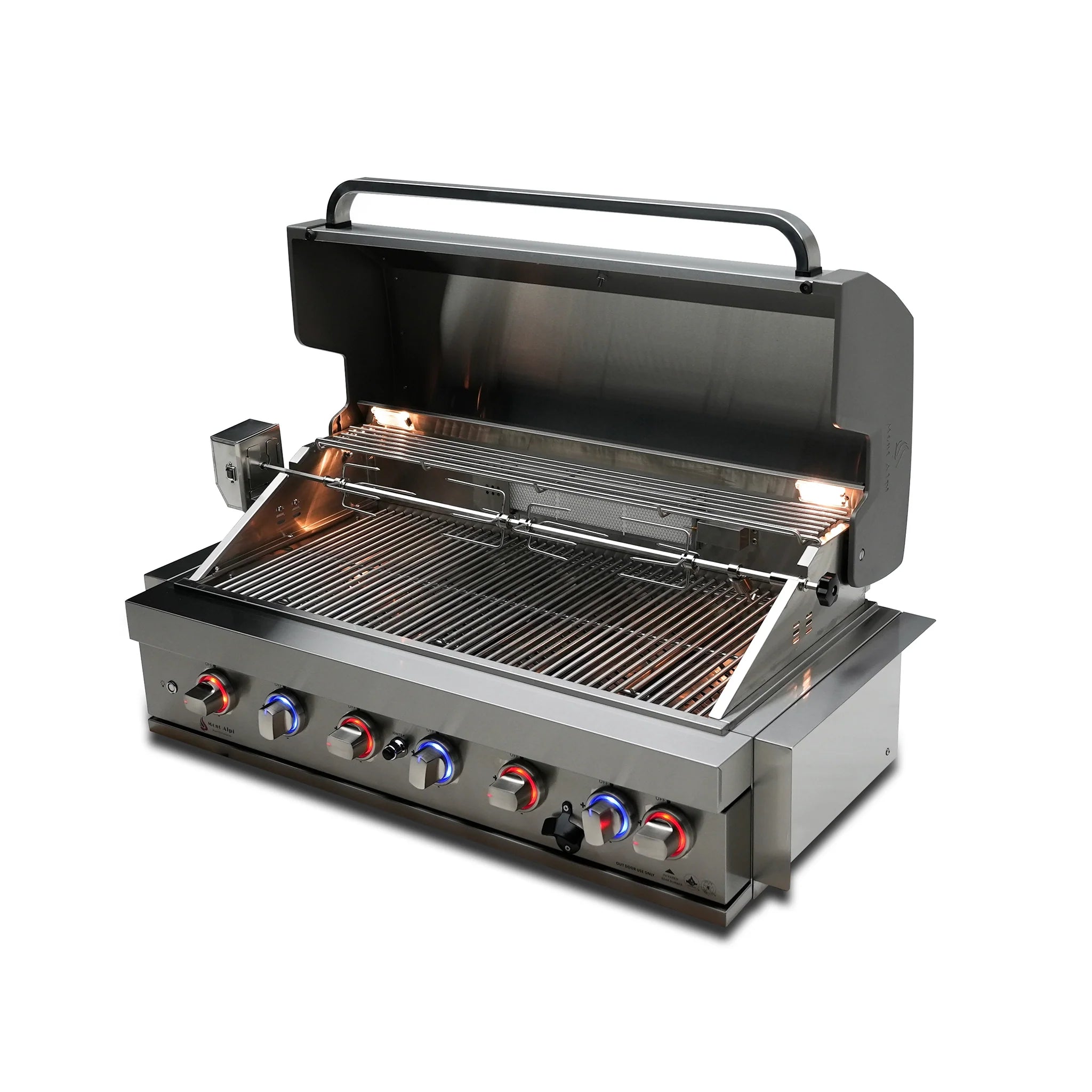 805 44" Stainless Steel 6-Burner Built-In Grill