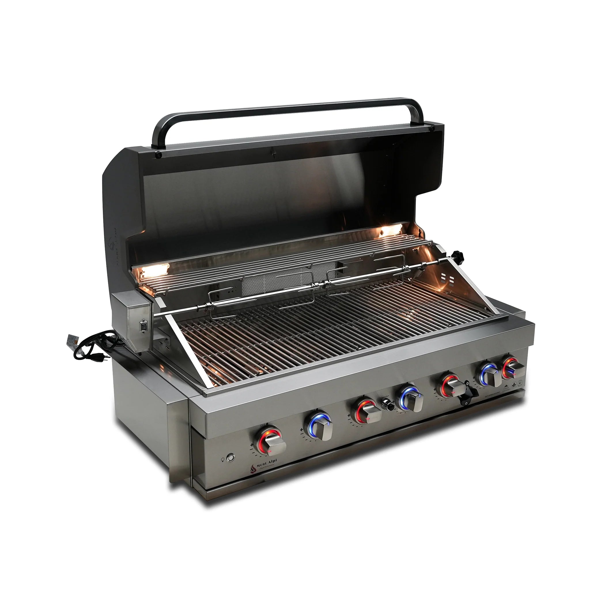 805 44" Stainless Steel 6-Burner Built-In Grill
