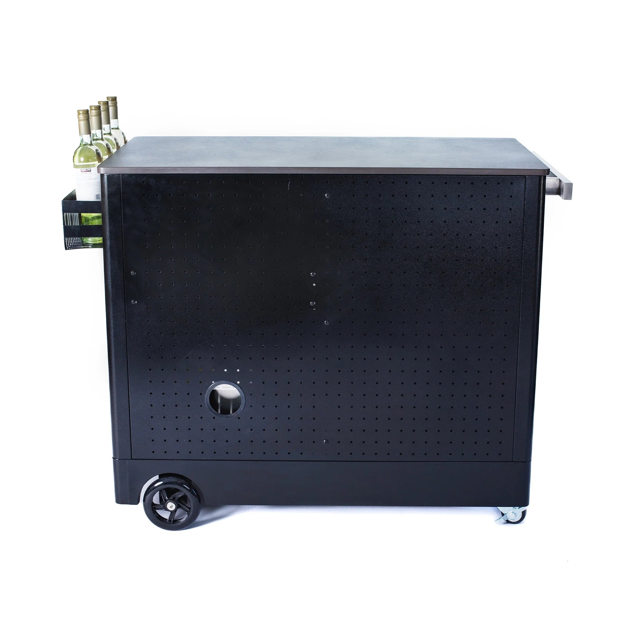 Stainless Steel Large Outdoor Prep Center and Bar Cart