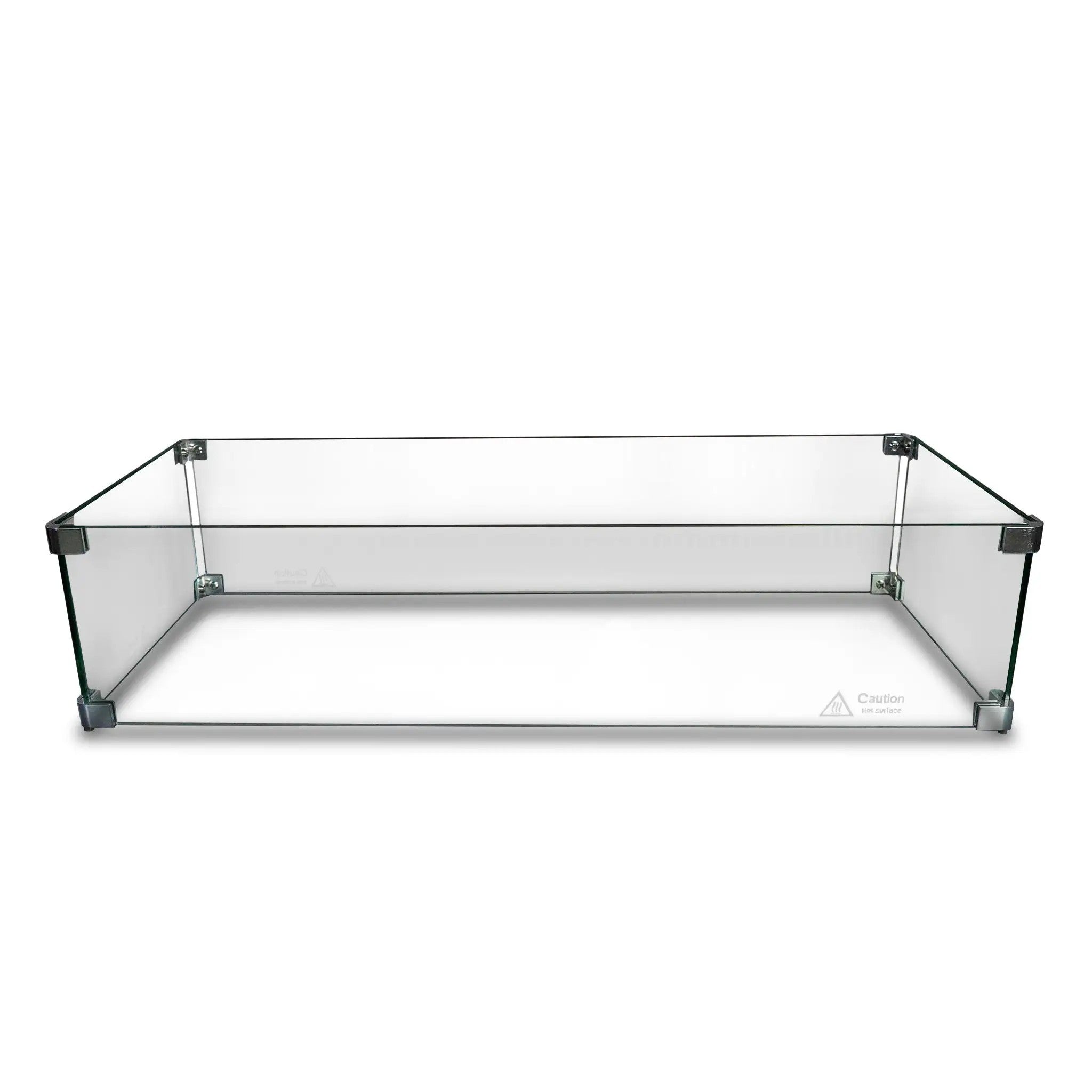 Beton Rectangular Glass Wind Guard